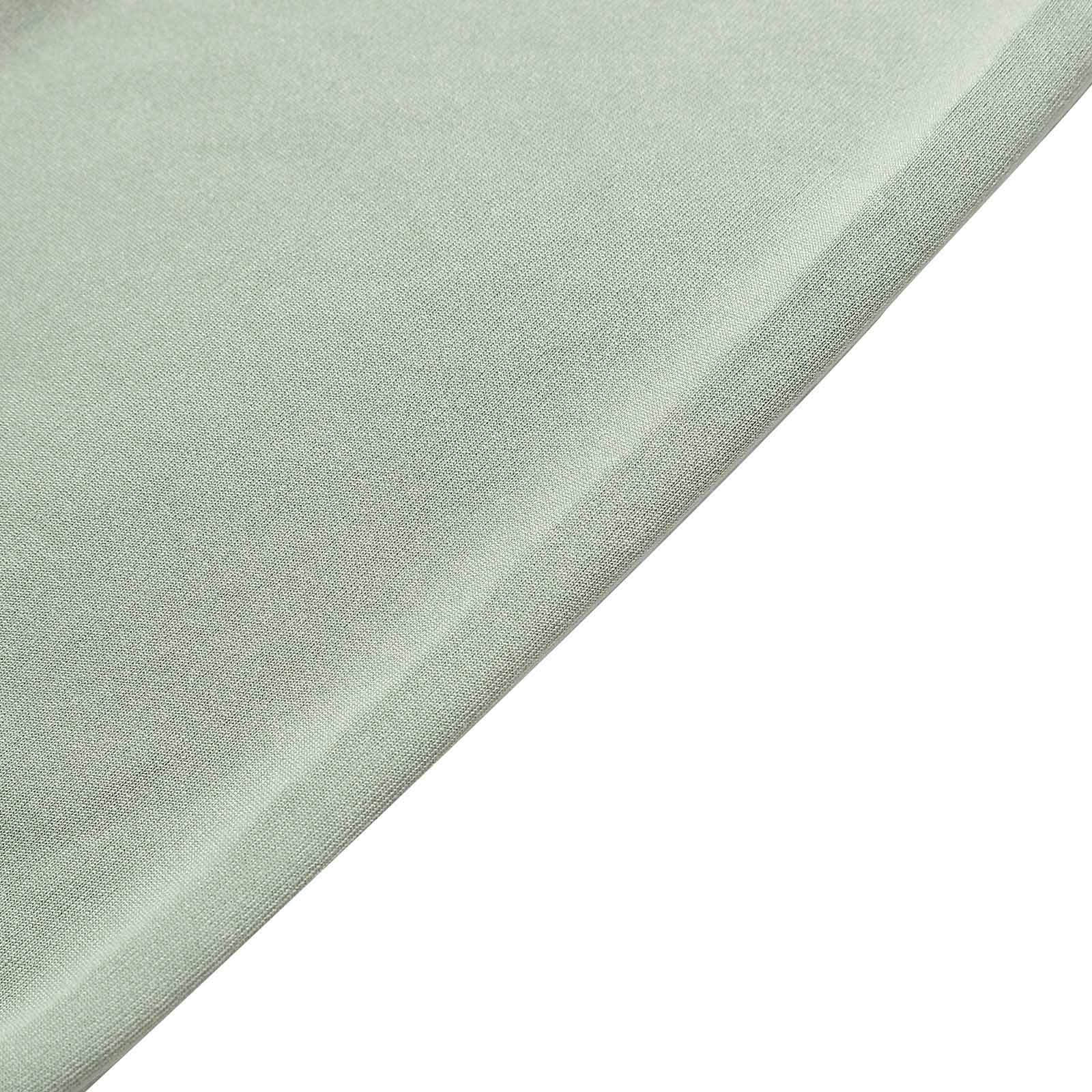 5 Pack Stretch Spandex Chair Sashes 5"x12" Sage Green - Two Ply Heavy Duty Fitted Chair Bands - Image 12