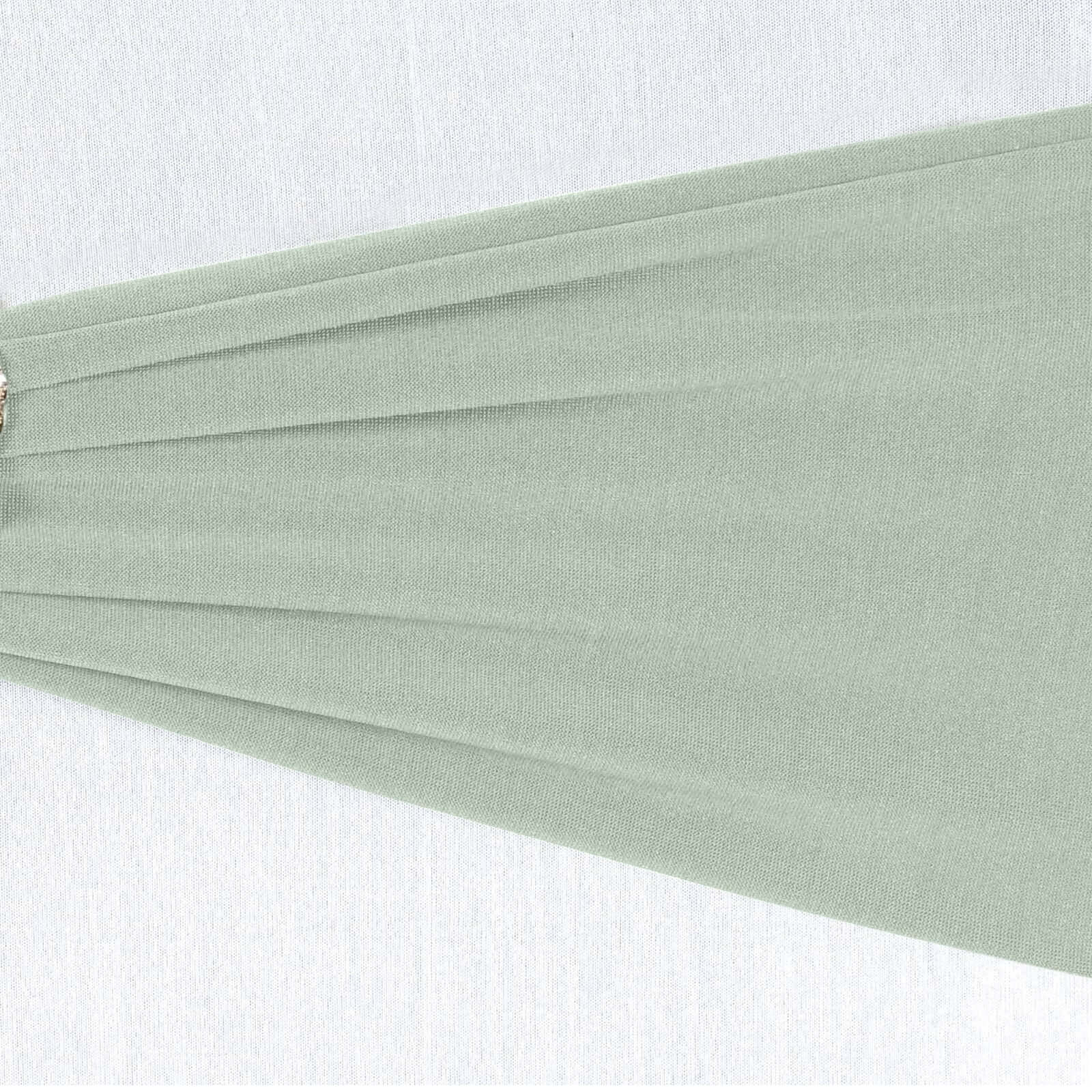 5 Pack Stretch Spandex Chair Sashes 5"x12" Sage Green - Two Ply Heavy Duty Fitted Chair Bands - Image 13