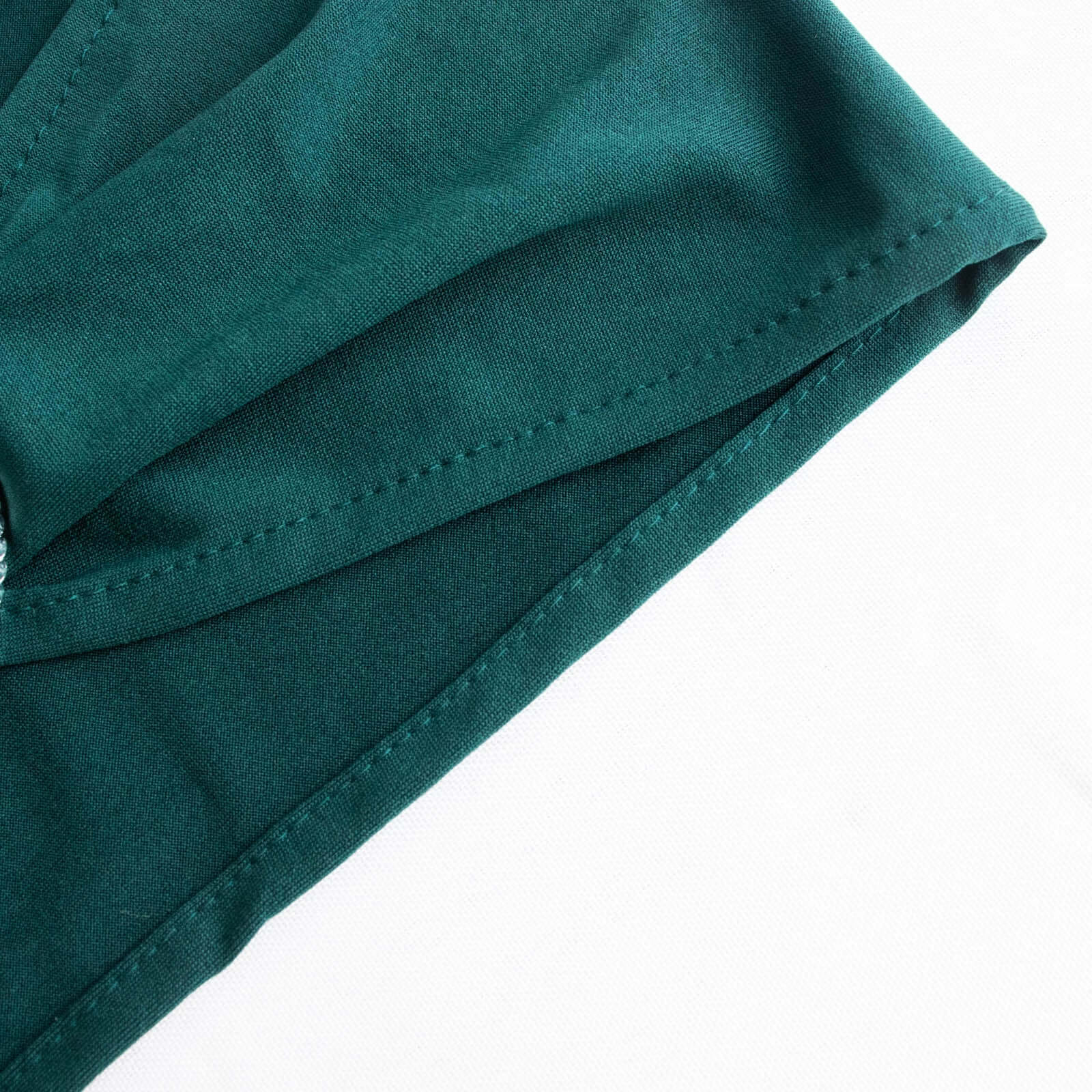 5 Pack Stretch Spandex Chair Sashes 5"x14" Hunter Emerald Green with Silver Diamond Ring Slide Buckle - Durable Fitted Chair Bands - Image 10