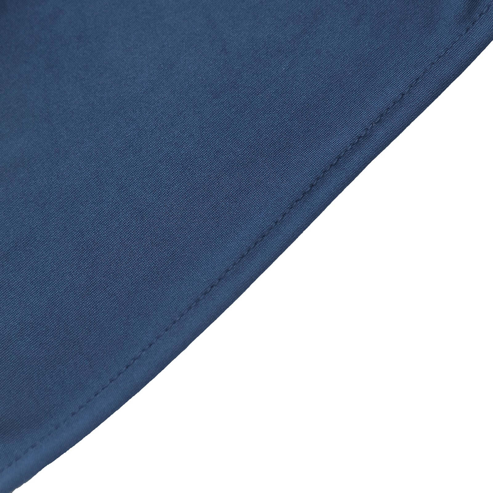 5 Pack Stretch Spandex Chair Sashes 5"x14" Navy Blue with Silver Diamond Ring Slide Buckle - Durable Fitted Chair Bands - Image 10