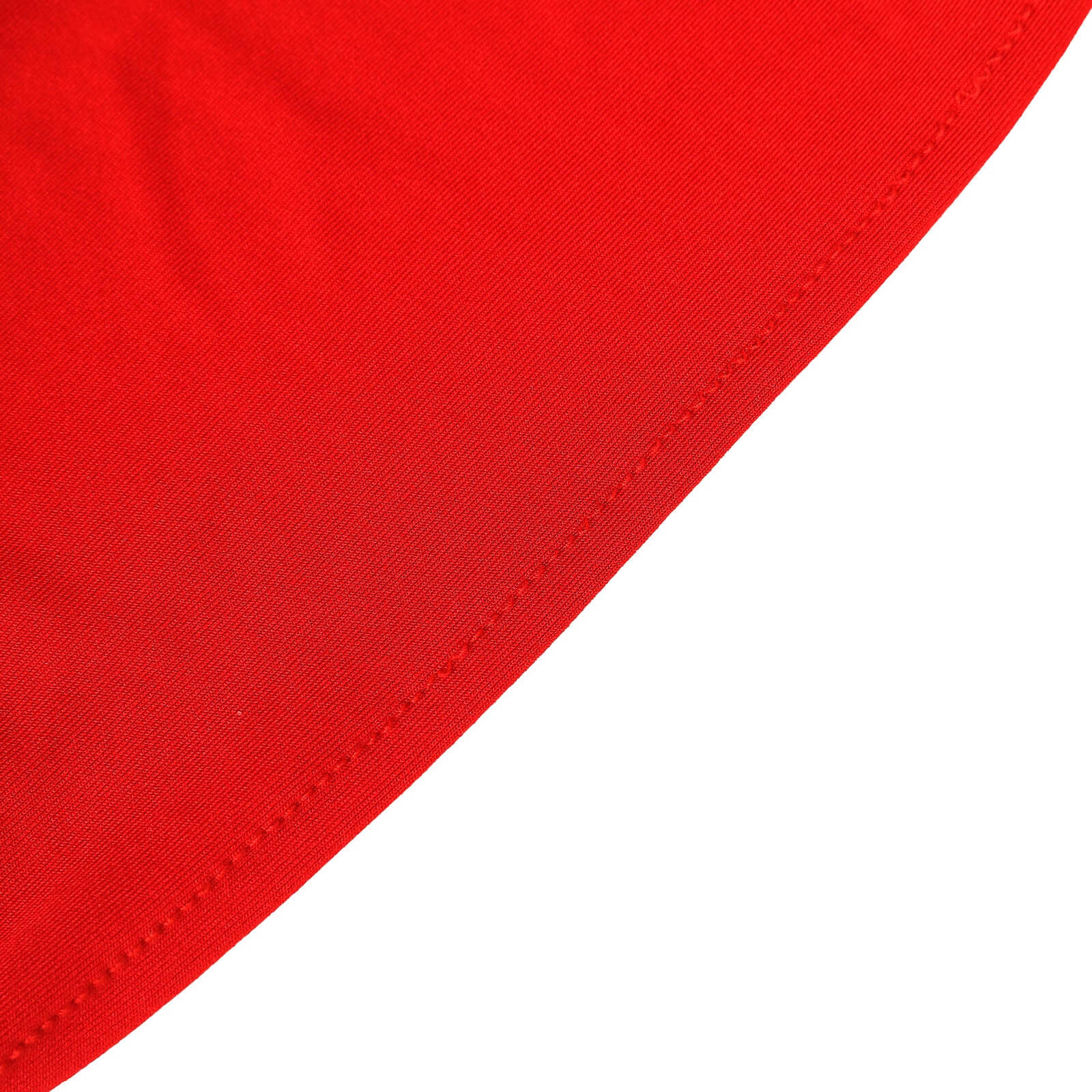 5 Pack Stretch Spandex Chair Sashes 5"x14" Red with Silver Diamond Ring Slide Buckle - Durable Fitted Chair Bands - Image 11