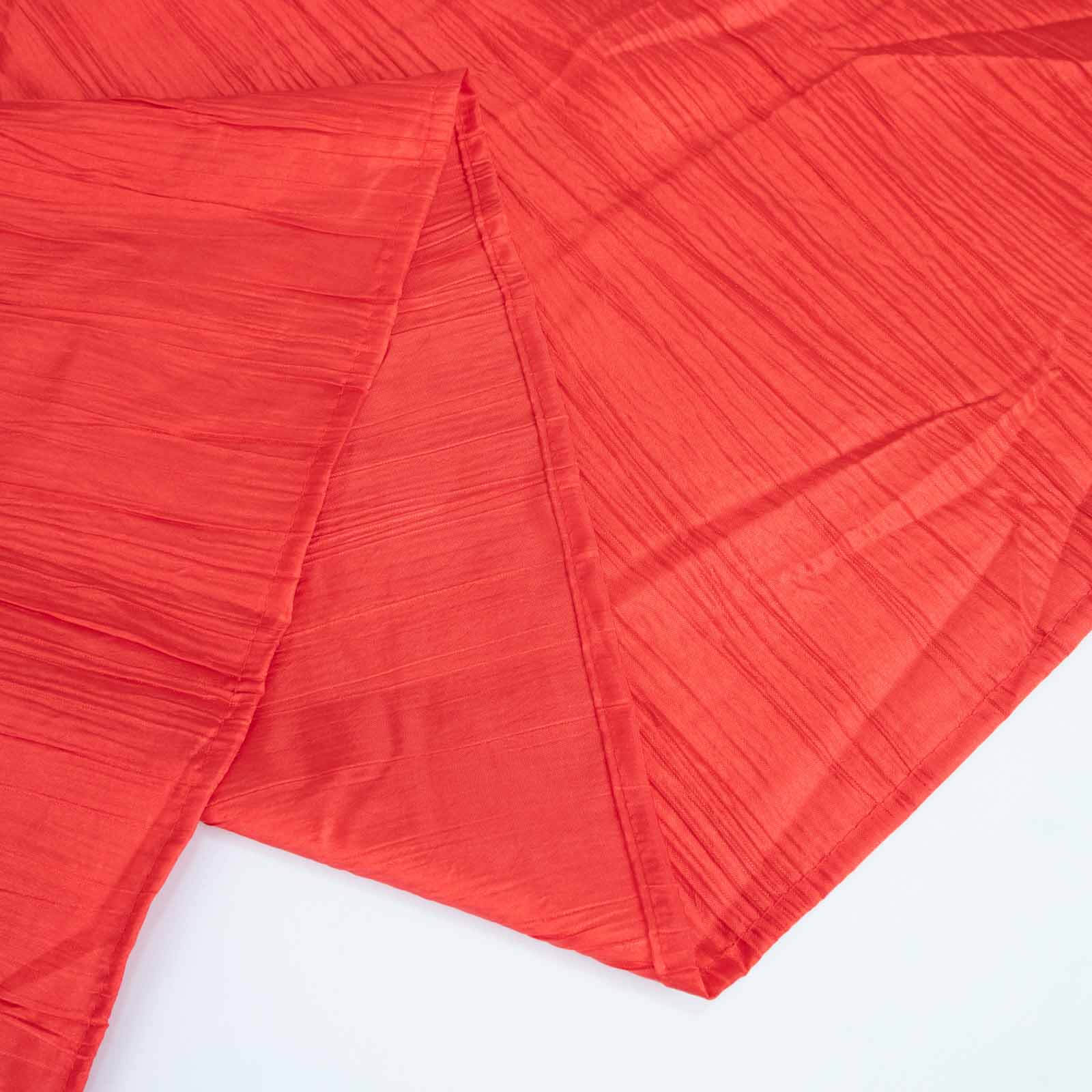 5 Pack Taffeta Chair Sashes 6"x106" Red Accordion Crinkle - Sophisticated Decorative Design - Image 6