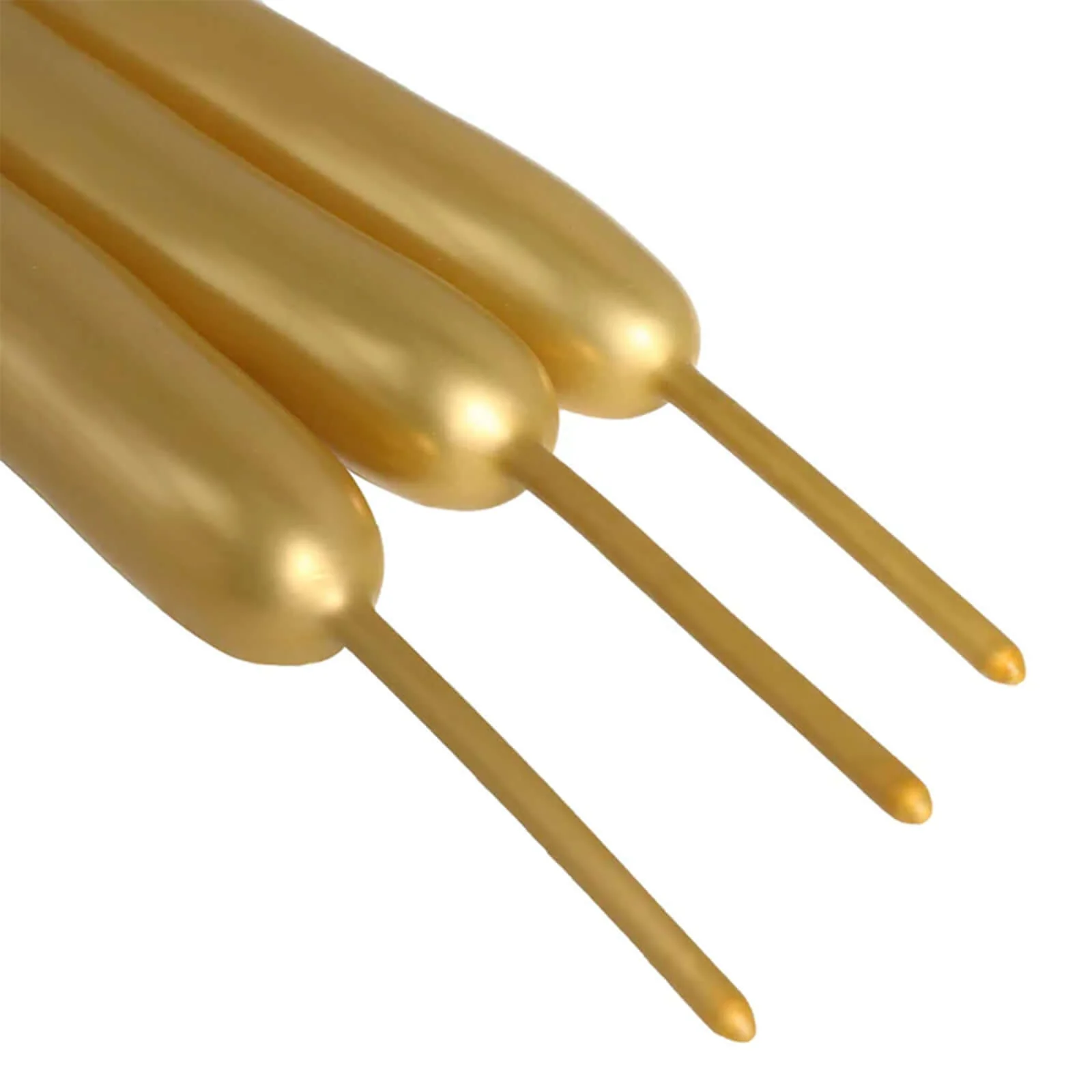 50 Pack Assorted Metallic Gold Long Latex Balloons For Twisting Magic, Animal Modelling Party Balloons - Image 6