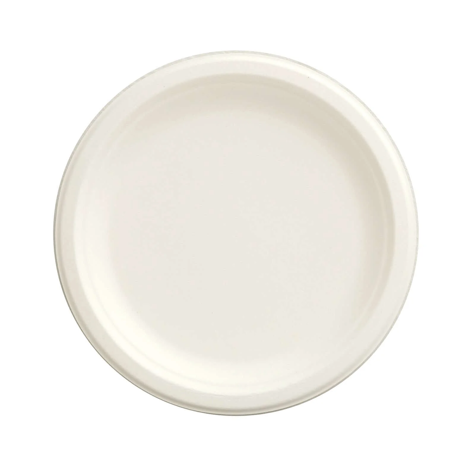 50-Pack Bagasse Round Dinner Plates 9" White Biodegradable - Eco-friendly Disposable Sugarcane Party Plates for Weddings & Nature Inspired Events - Image 7