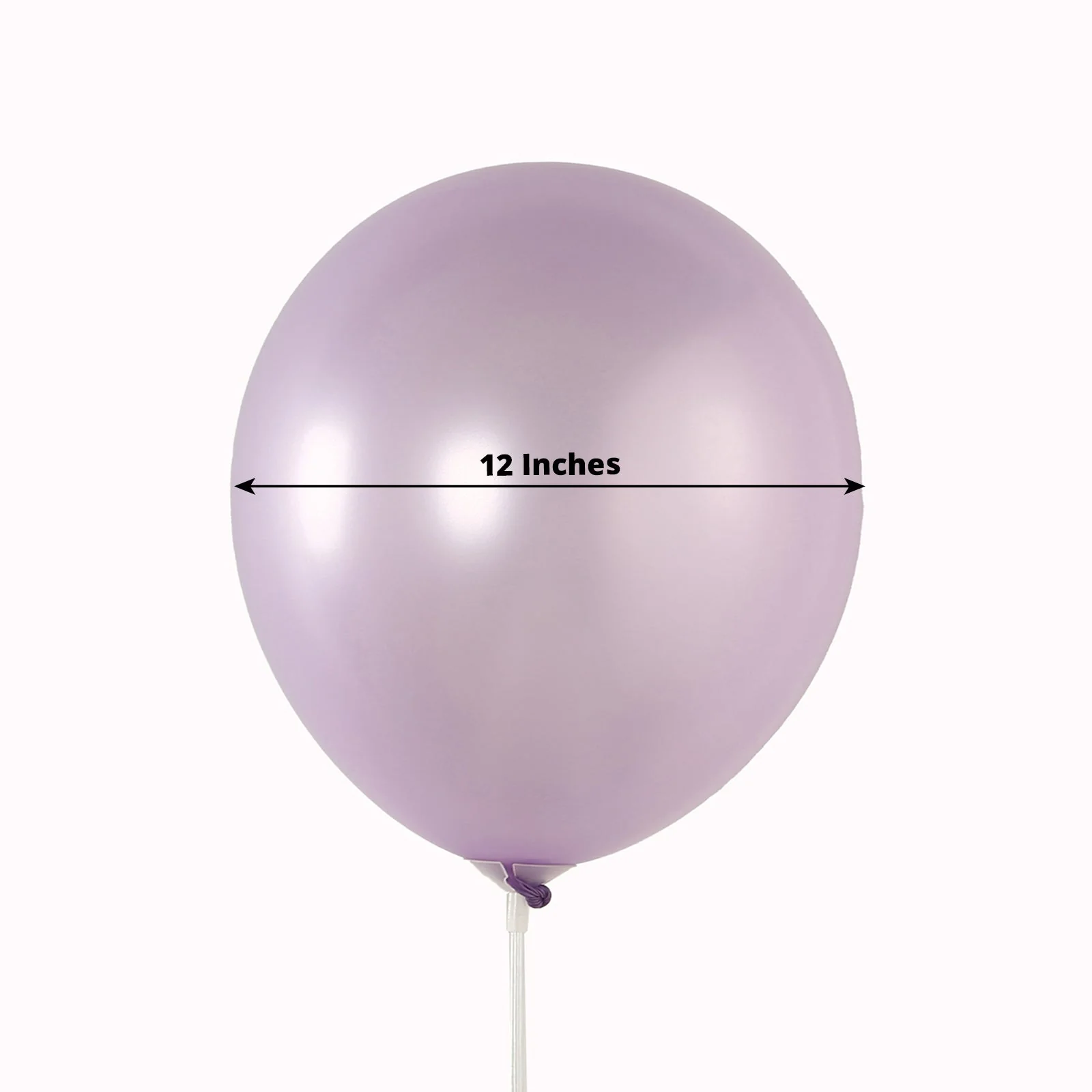 50 Pack Lavender Lilac Biodegradable Balloons, Eco-friendly Thickened Extra Strong Latex Helium Party Balloons - 12" - Image 3