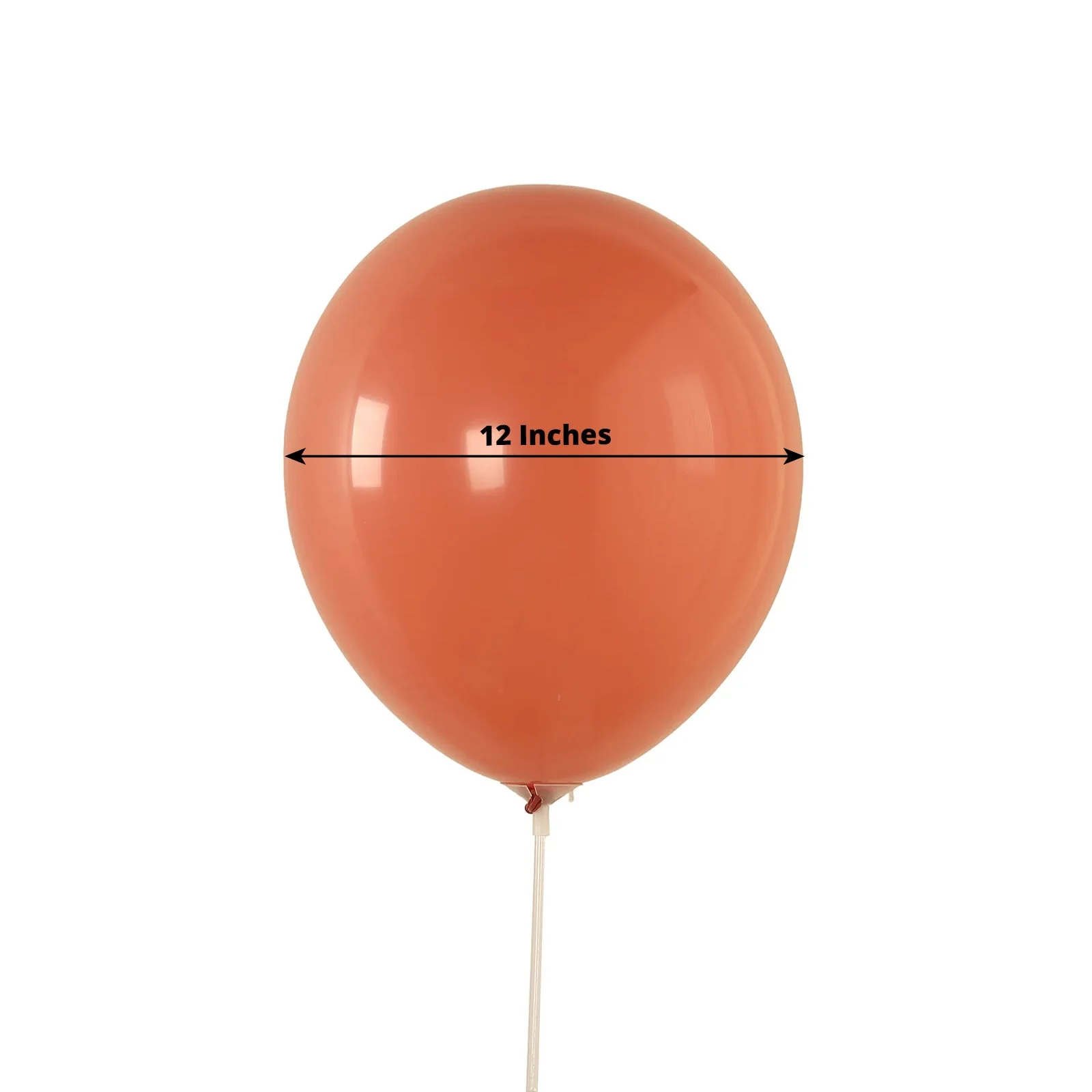 50 Pack Matte Pastel Dusty Rose Biodegradable Balloons, Round Eco-friendly Thick Latex Party Balloons - 12" - Image 3
