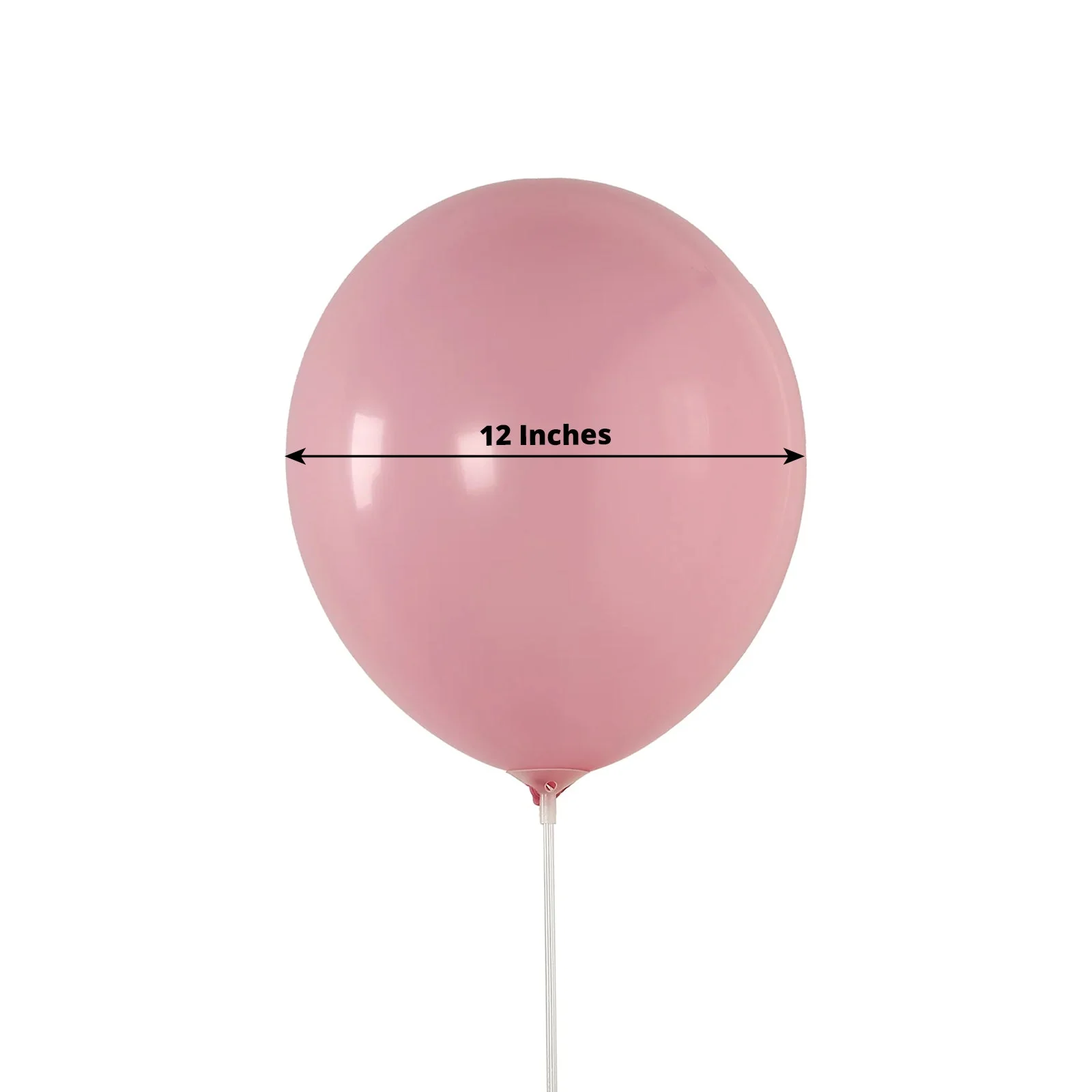 50 Pack Matte Pastel Pink Biodegradable Balloons, Round Eco-friendly Thick Latex Party Balloons - 12" - Image 3