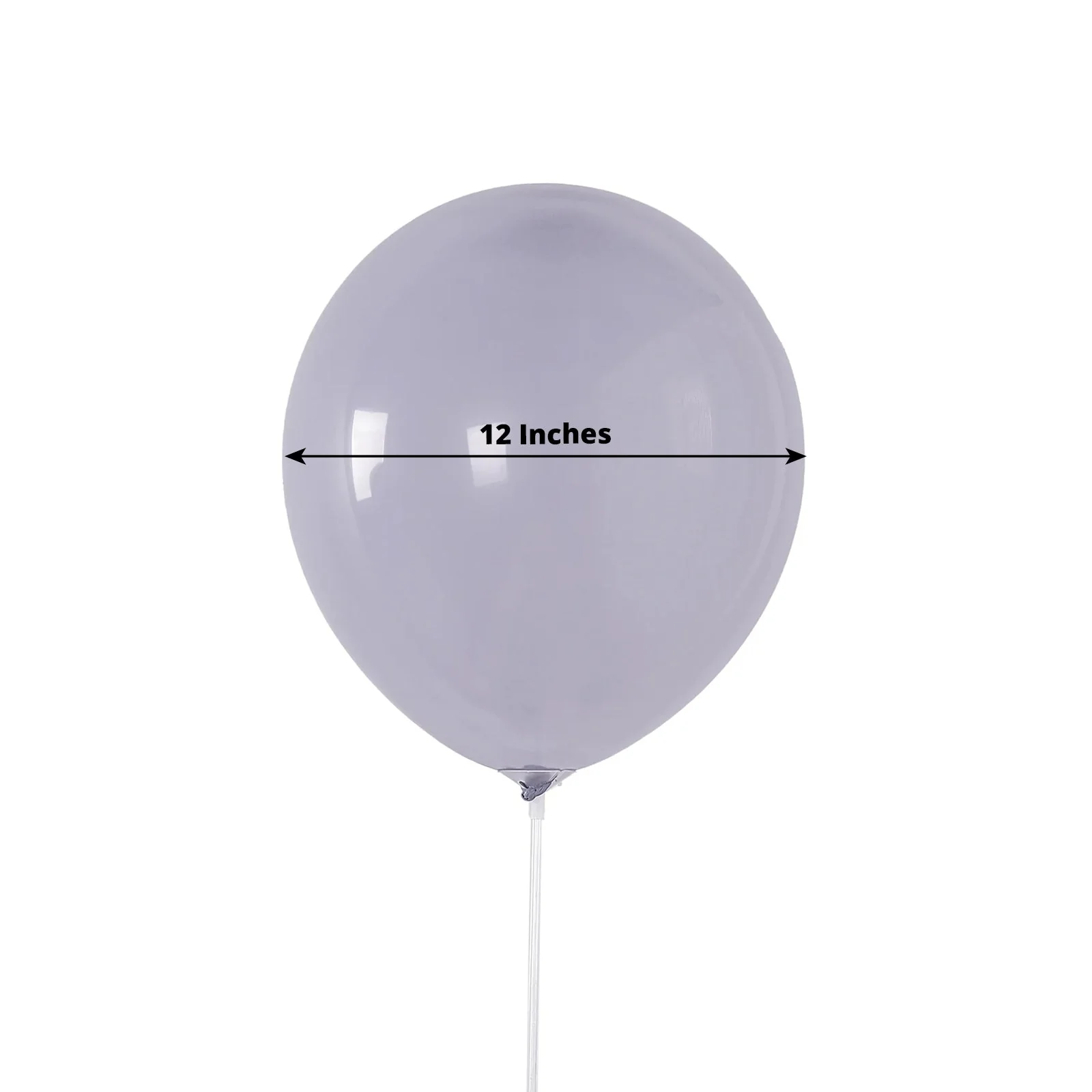 50 Pack Matte Pastel Serenity Blue Biodegradable Balloons, Round Eco-friendly Thick Latex Party Balloons - 12" - Image 3