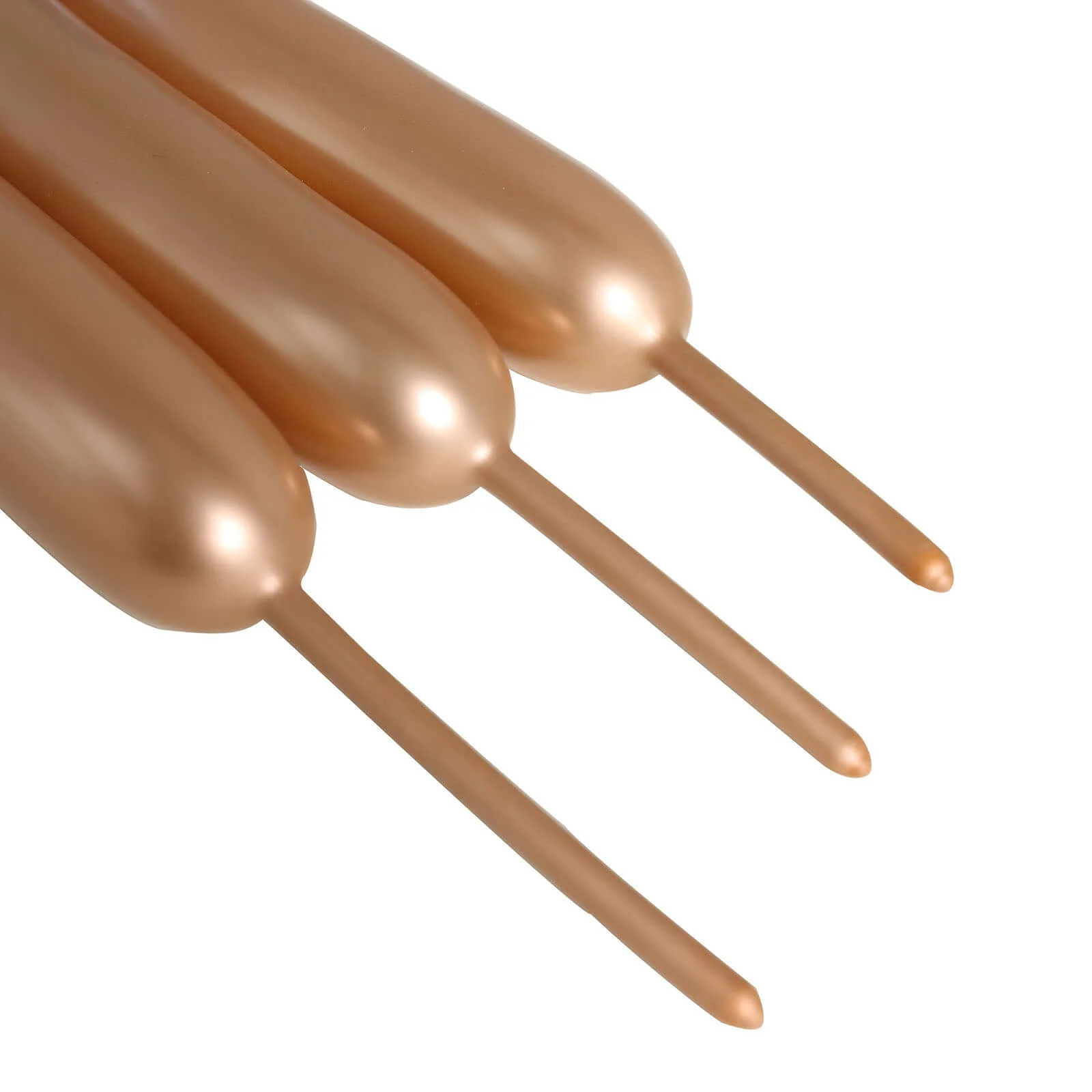 50 Pack Assorted Metallic Rose Gold Long Latex Balloons For Twisting Magic, Animal Modelling Party Balloons - Image 6