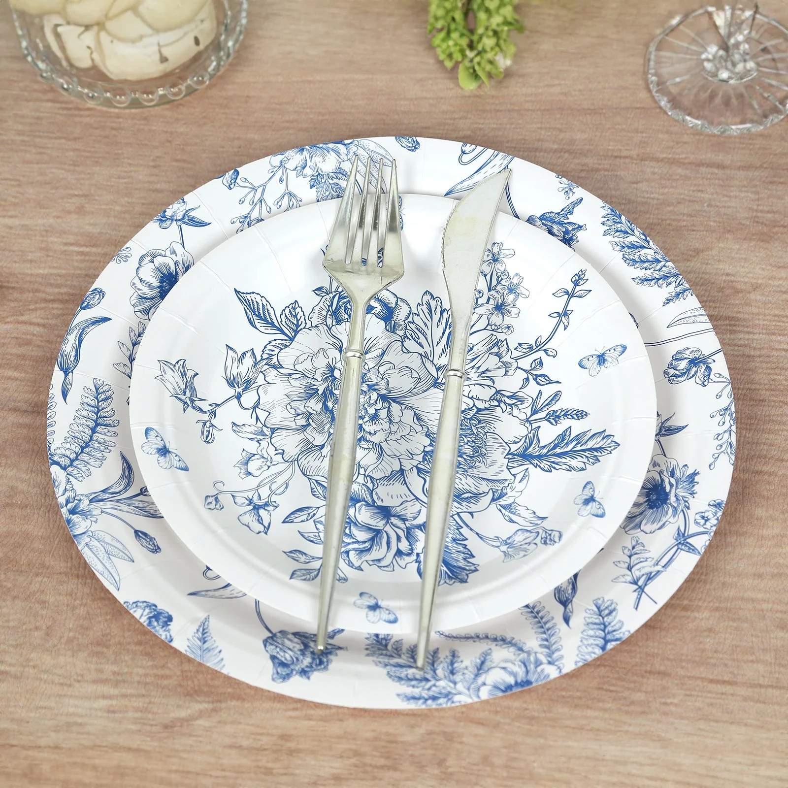 50-Pack Paper Round Dessert and Dinner Plates 7", 9" - Image 7