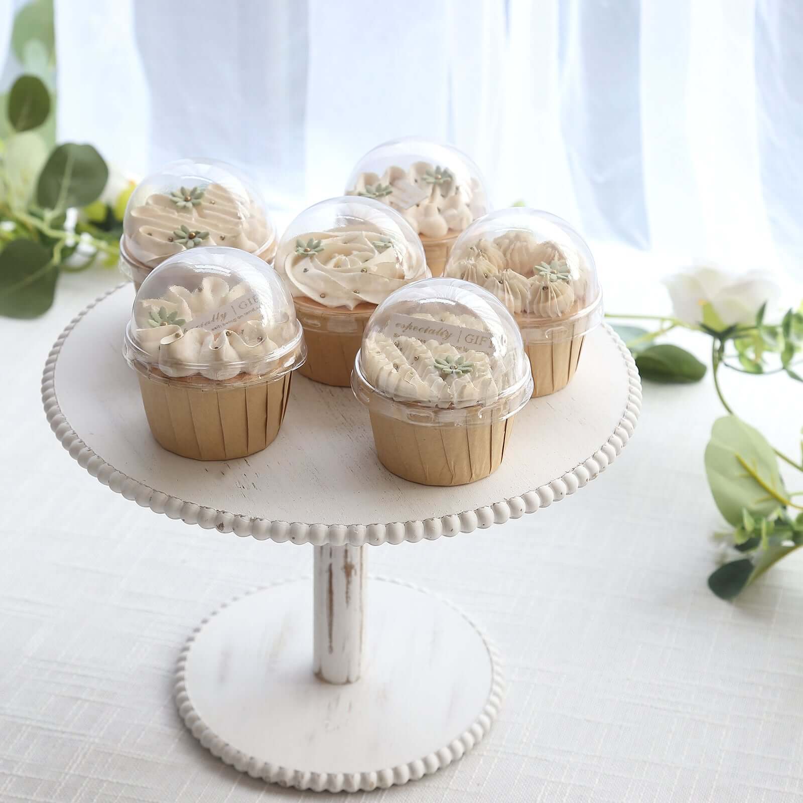 50-Pack Plastic Dome Lids For Cupcake Liners 3" Clear - Food Grade Disposable Baking Cake Cup Lids for Catering Events Bakery-Packaging & Seasonal Gatherings - Image 13