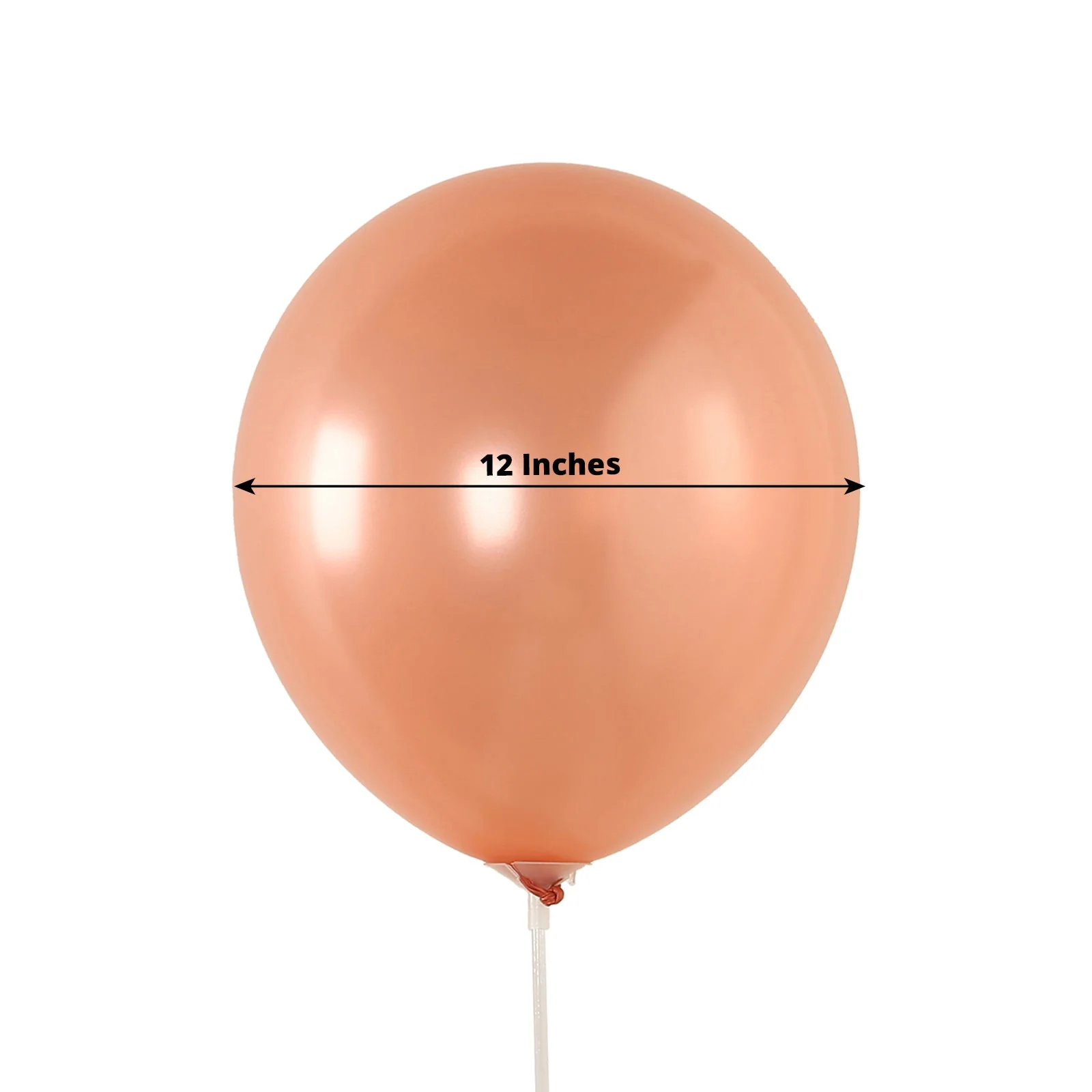 50 Pack Rose Gold Biodegradable Balloons, Eco-friendly Thickened Extra Strong Latex Helium Party Balloons - 12" - Image 3