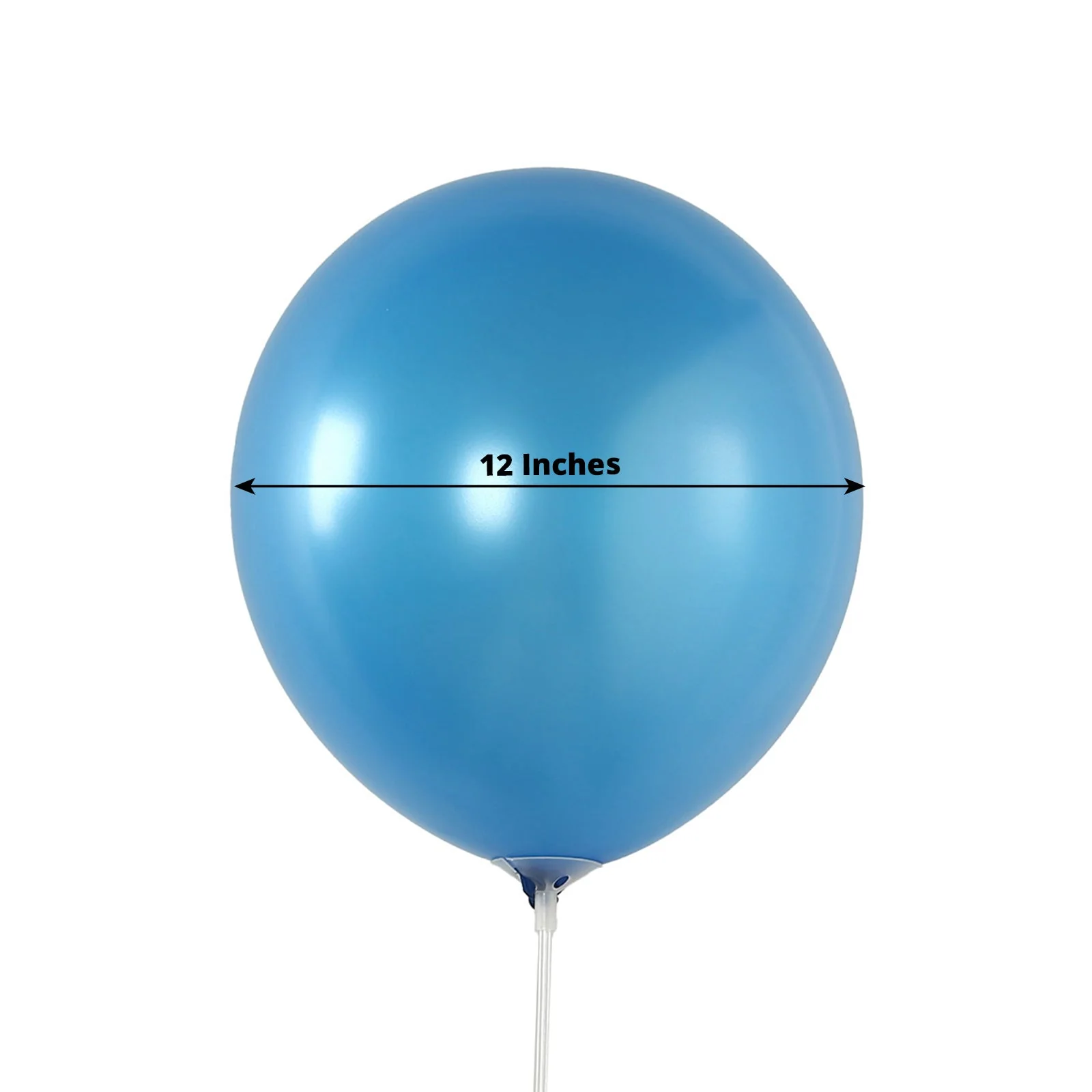 50 Pack Royal Blue Biodegradable Balloons, Eco-friendly Thickened Extra Strong Latex Helium Party Balloons - 12" - Image 3