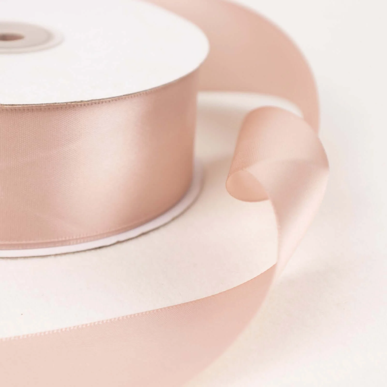 Nude Single Face Decorative Satin Ribbon 50 Yards 1.5" - Image 10