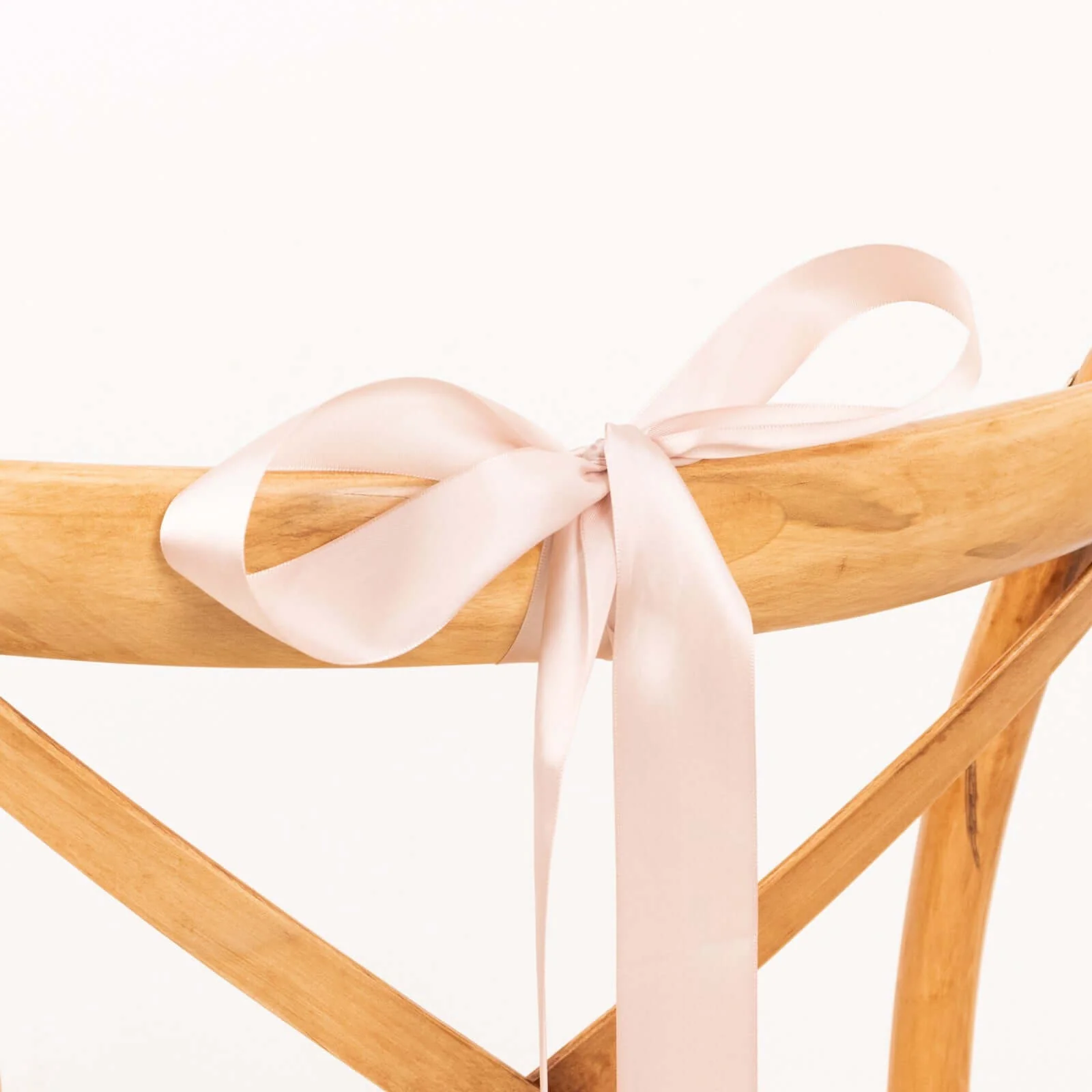 Nude Single Face Decorative Satin Ribbon 50 Yards 1.5" - Image 3