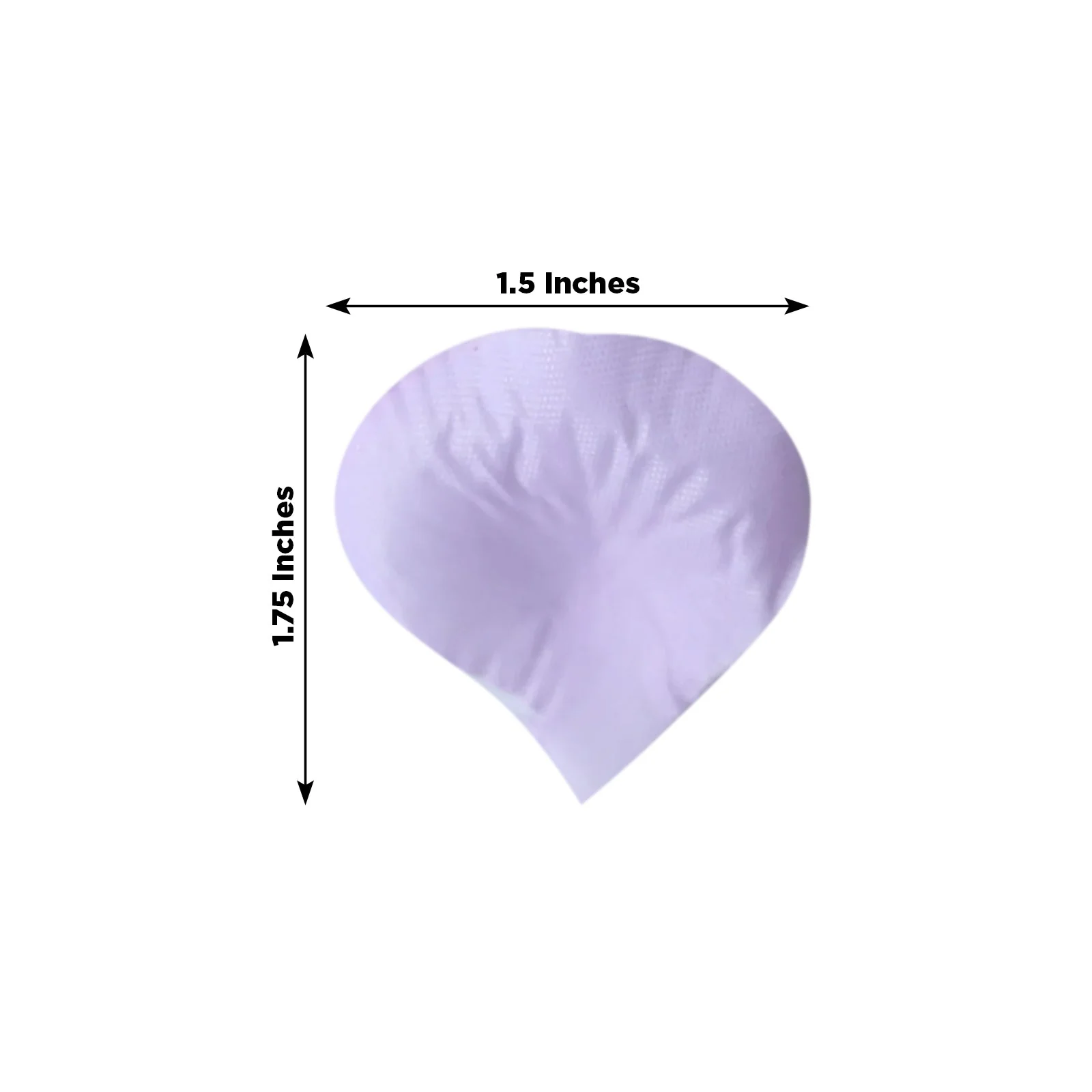 500-Pack Silk Rose Petals Confetti Lavender Lilac Round Design - Decorative Table Scatters - Image 3