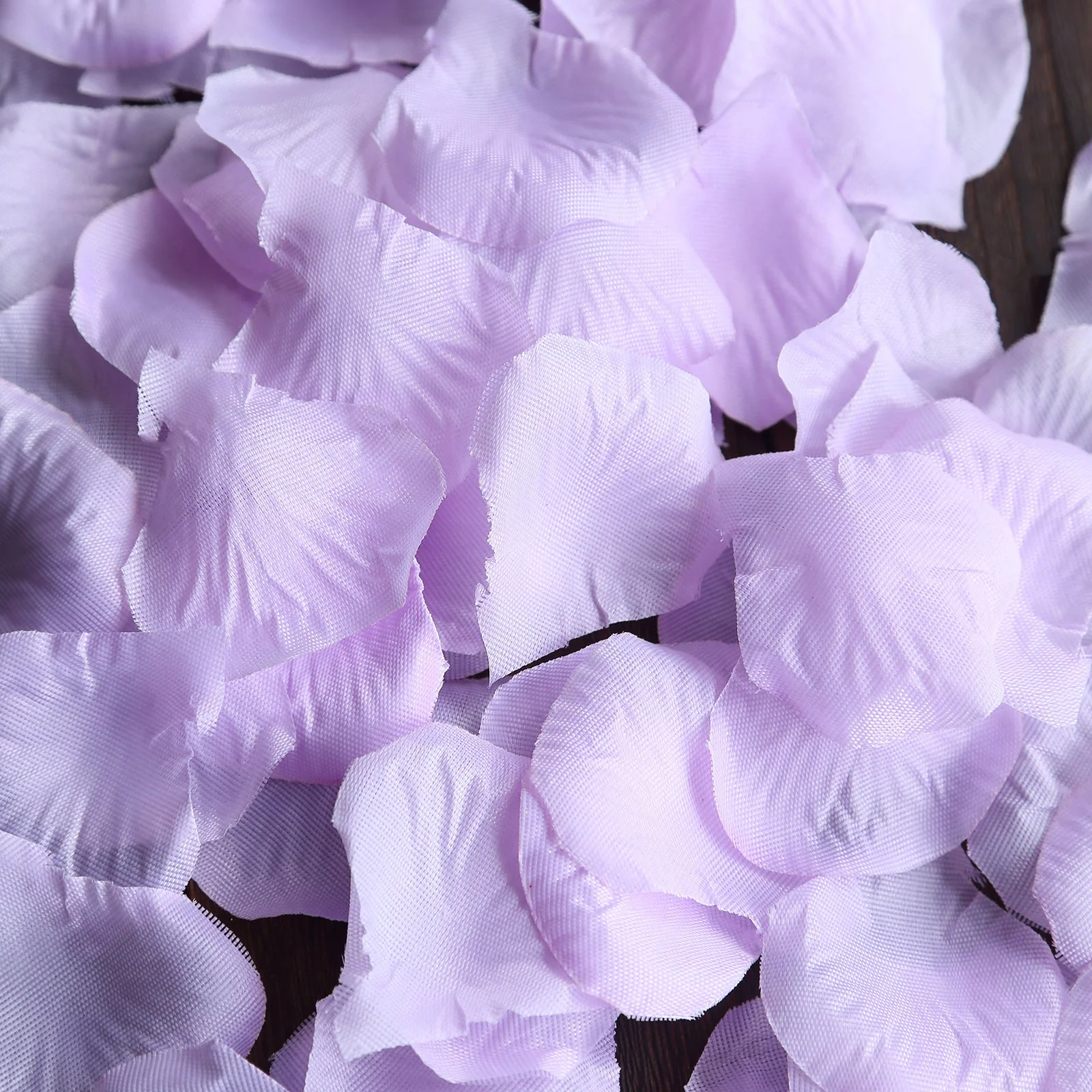 500-Pack Silk Rose Petals Confetti Lavender Lilac Round Design - Decorative Table Scatters - Image 6