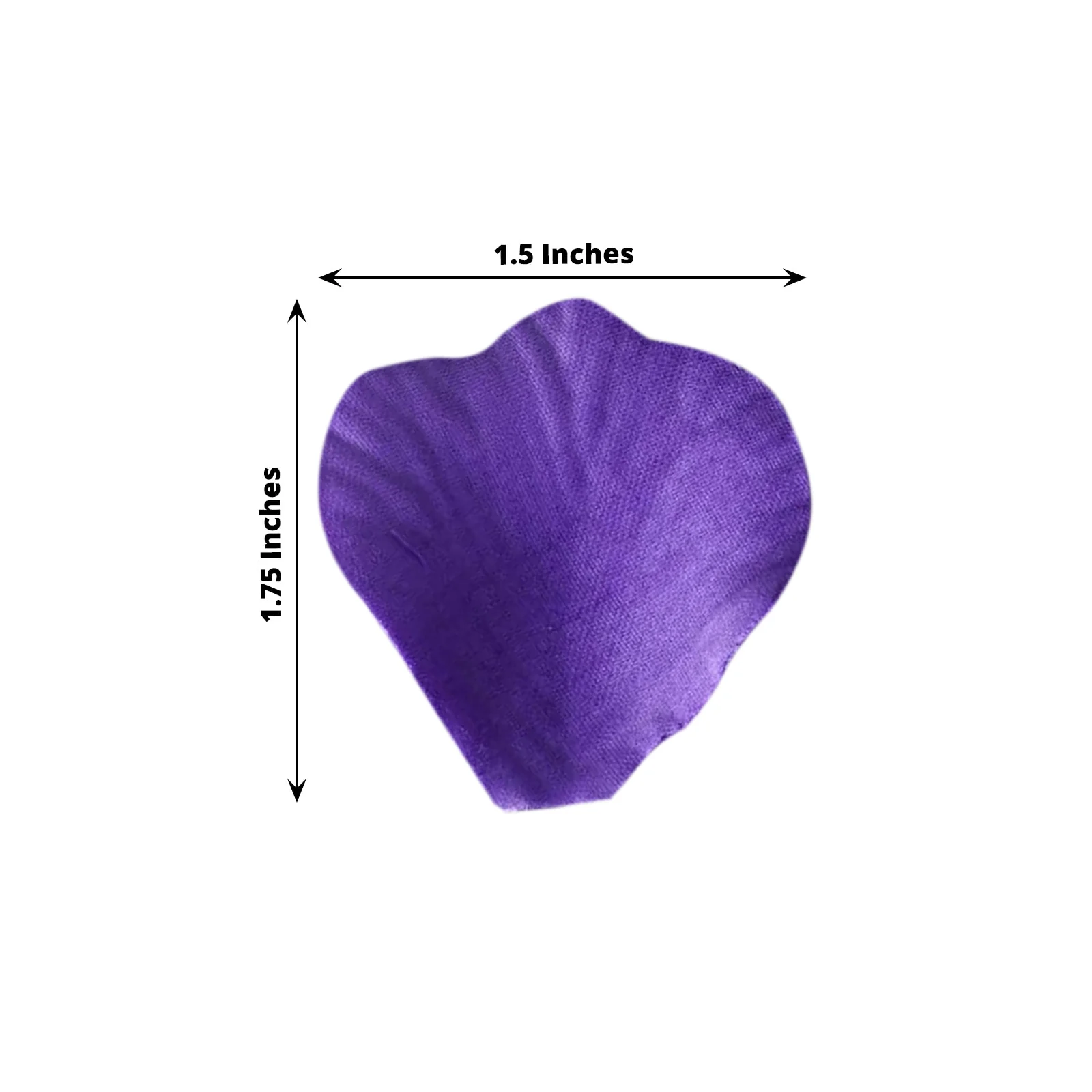 500-Pack Silk Rose Petals Confetti Purple Round Design - Decorative Table Scatters - Image 2