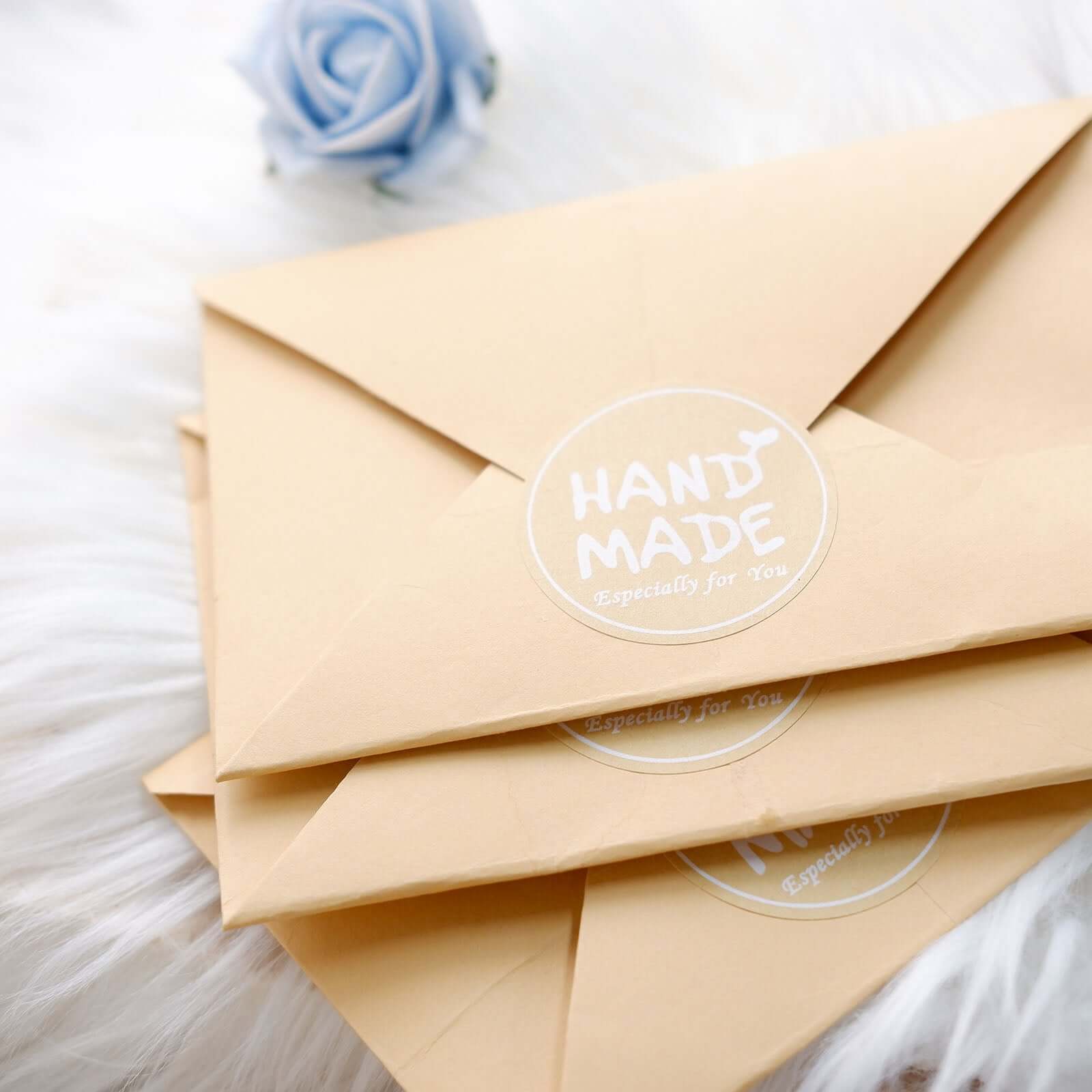 500pcs Handmade Especially For You Stickers Roll, Cookie and Bakery Box Labels - Round 1.5" - Image 13