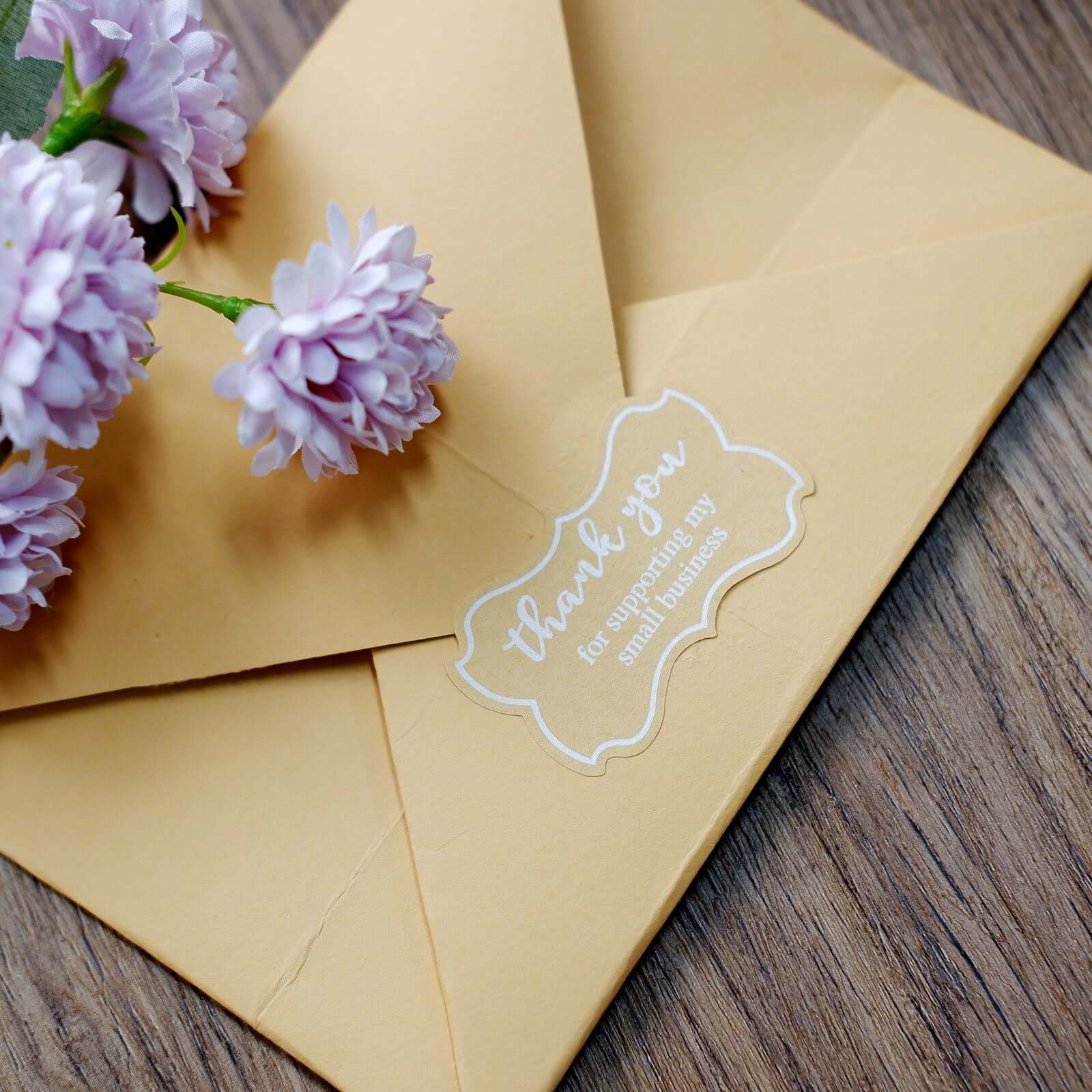 500pcs Thank You for Supporting My Small Business Stickers Roll, Labels for DIY Envelope Seals 1.5" - Image 13