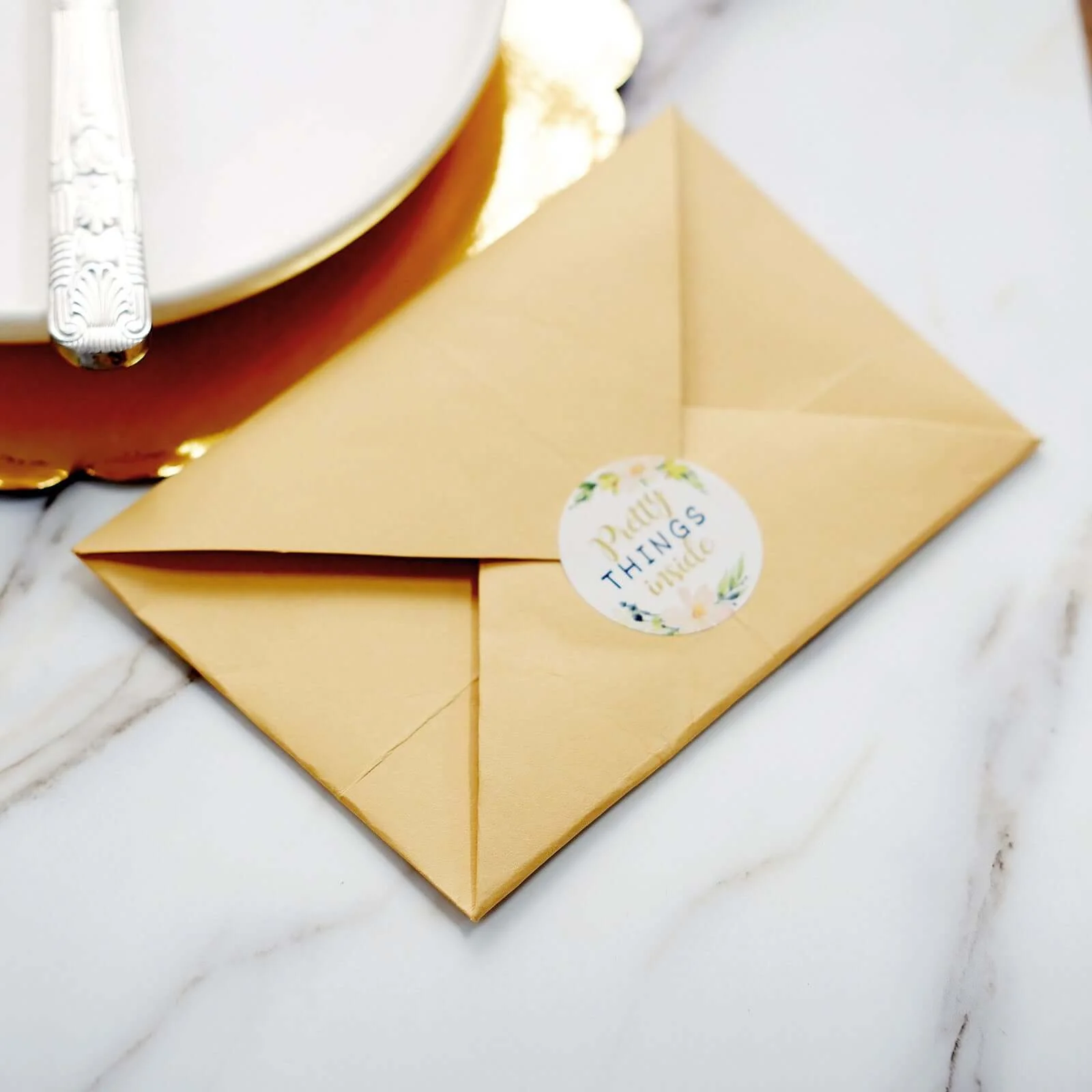 500pcs Thank You Themed Assorted Text Floral Stickers Roll, Labels For DIY Envelope Seal - Round 1.5" - Image 19