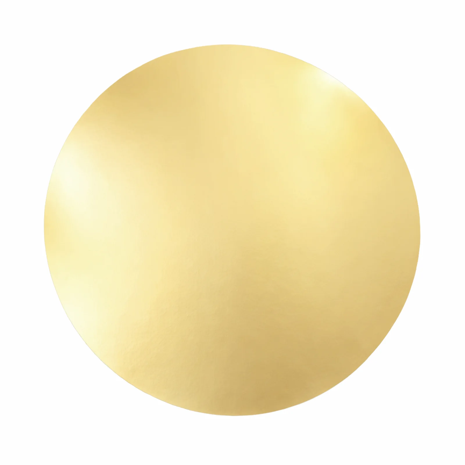 50 Pack Disposable Table Placemats 13" Round Gold – Cardboard Charger Plates for Elegant Table Settings, 128 GSM - Image 2