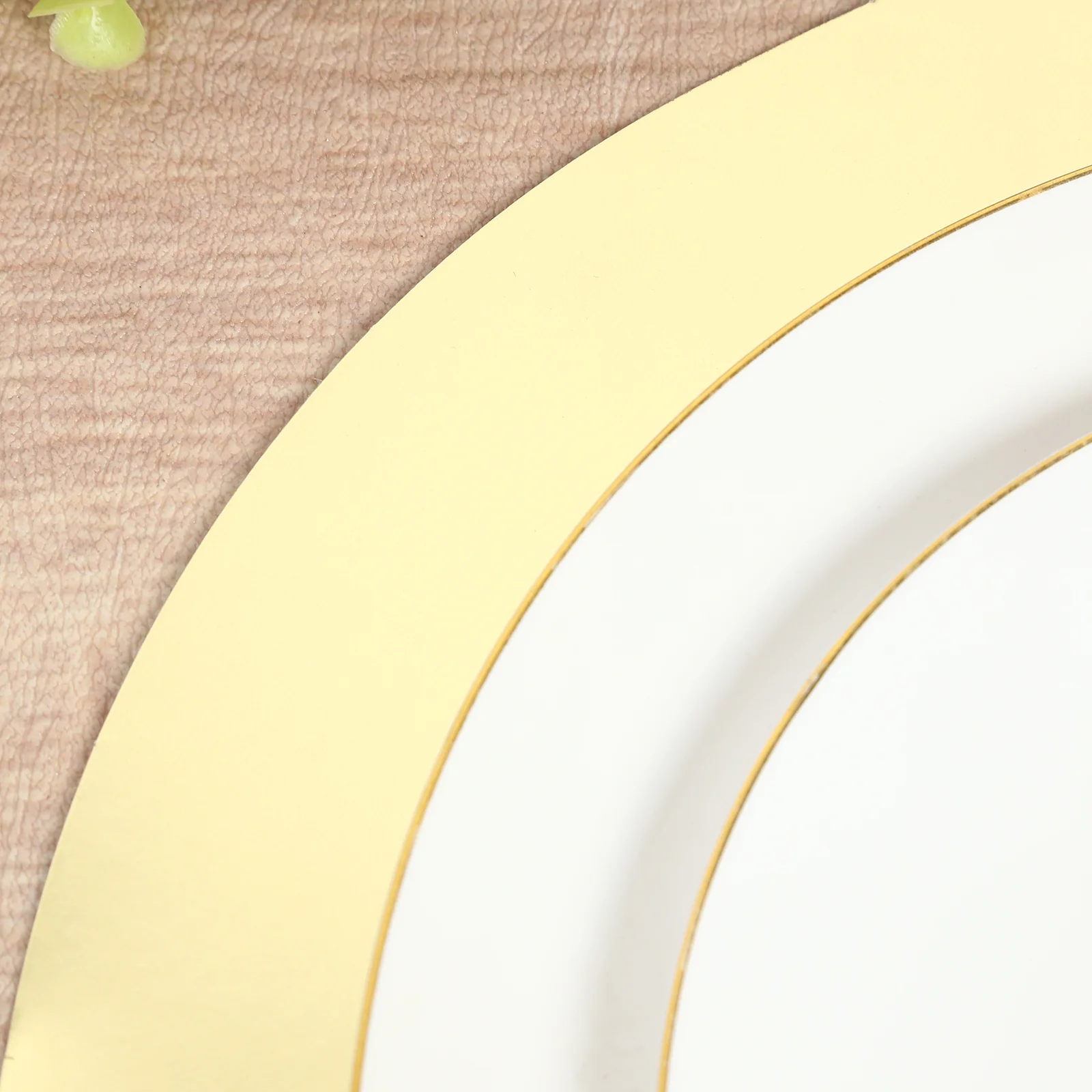 50 Pack Disposable Table Placemats 13" Round Gold – Cardboard Charger Plates for Elegant Table Settings, 128 GSM - Image 7