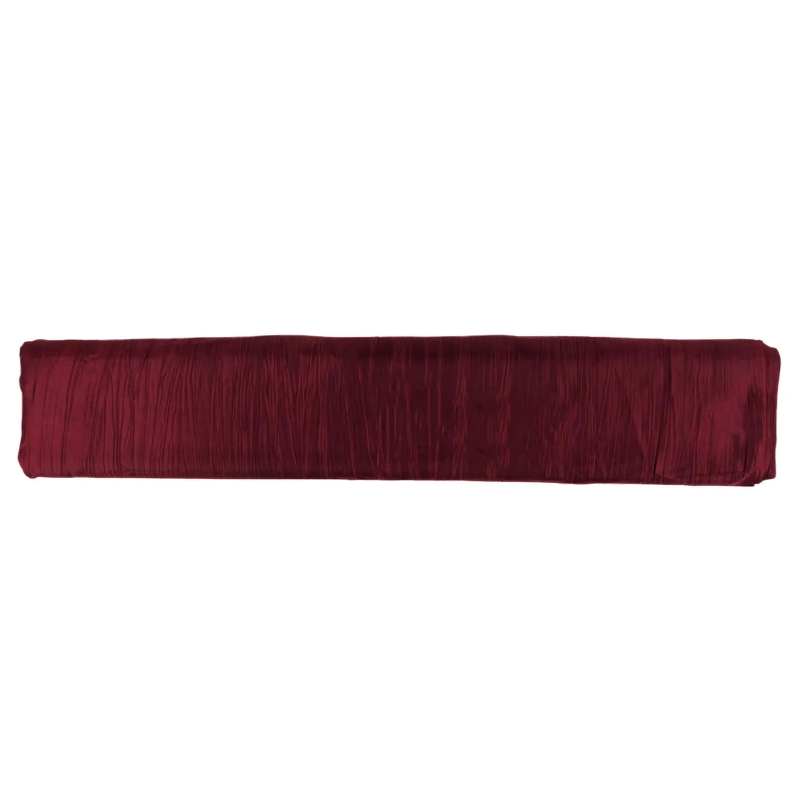 Burgundy Accordion Crinkle Taffeta Fabric Bolt 54"x10 Yards - Image 6