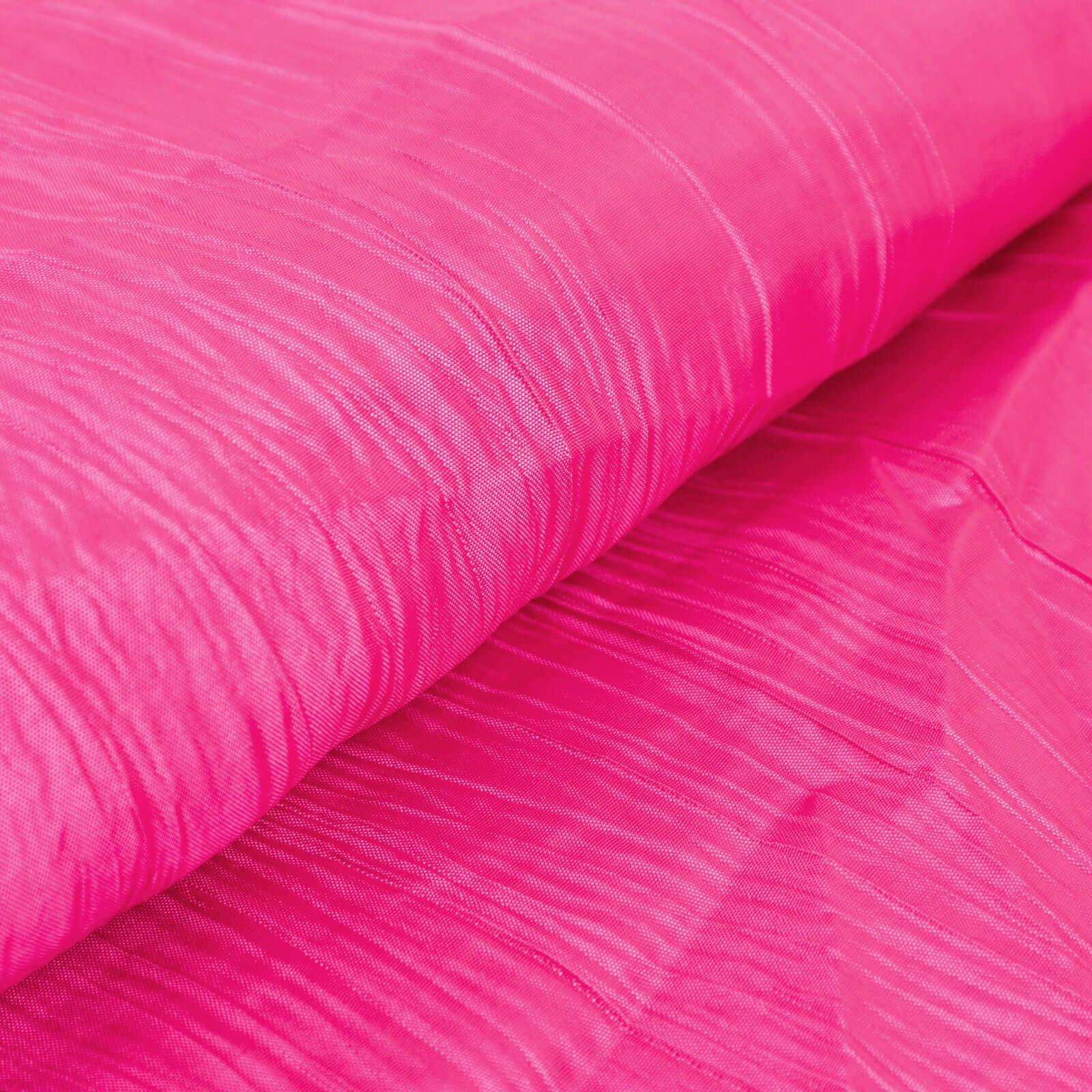 Fuchsia Accordion Crinkle Taffeta Fabric Bolt 54"x10 Yards - Image 6