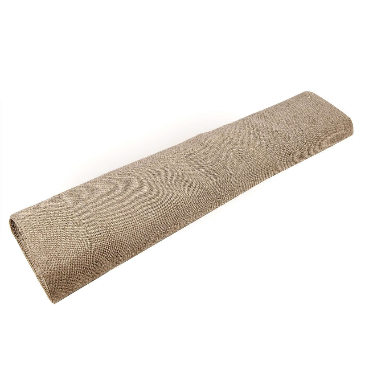 Natural faux Burlap Fabric Roll, Jute Linen DIY Fabric Bolt 54"x10 Yards - Image 6
