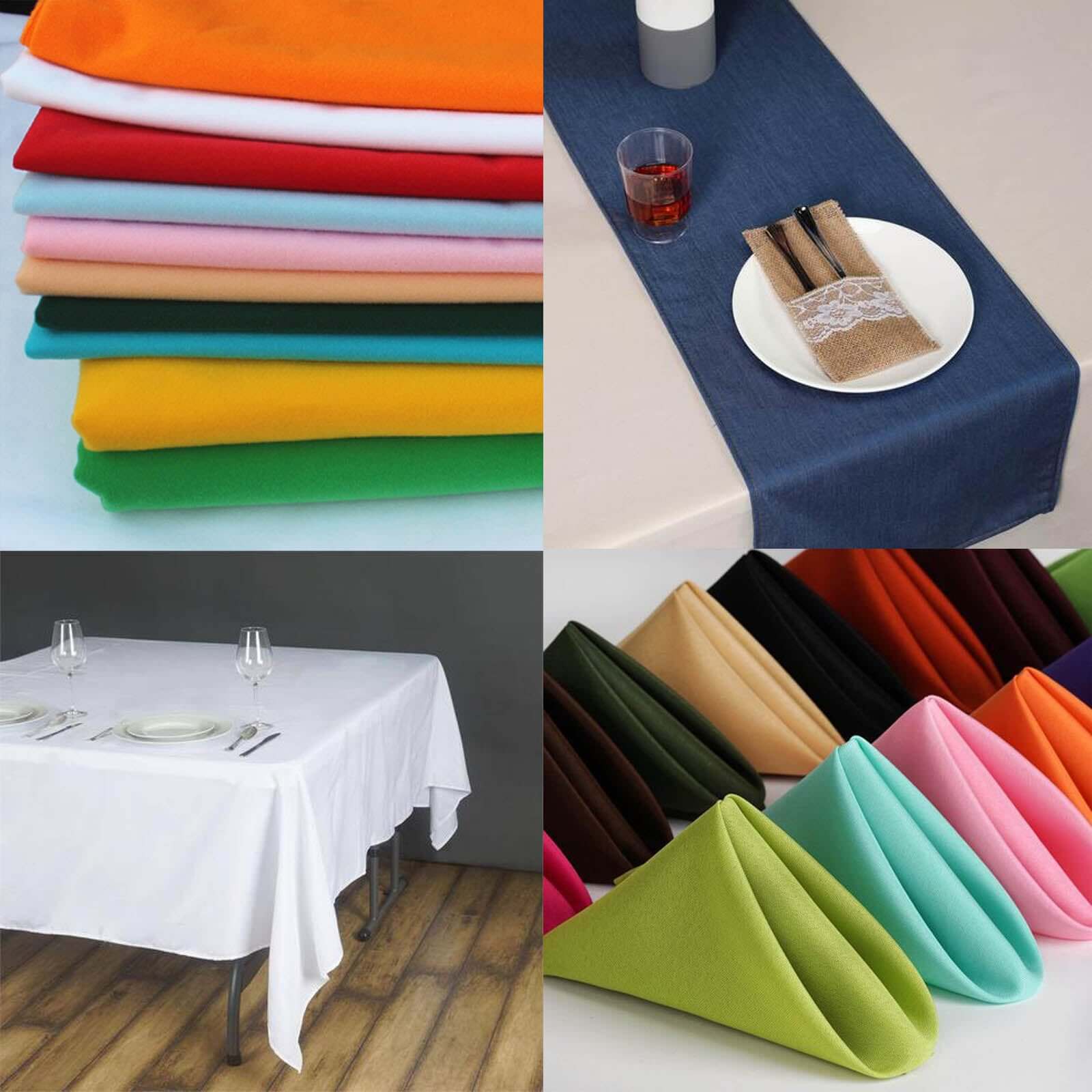 White Polyester Fabric Bolt DIY Craft Fabric Roll 54"x10 Yards - Image 4