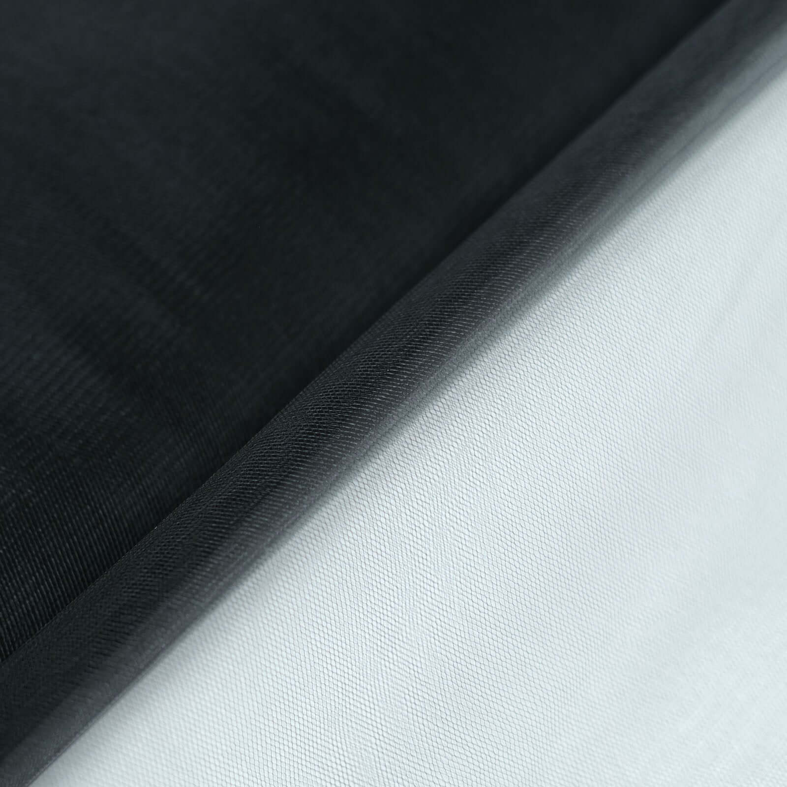 Black Tulle Fabric Bolt, DIY Crafts Sheer Fabric Roll 54"x40 Yards - Image 6