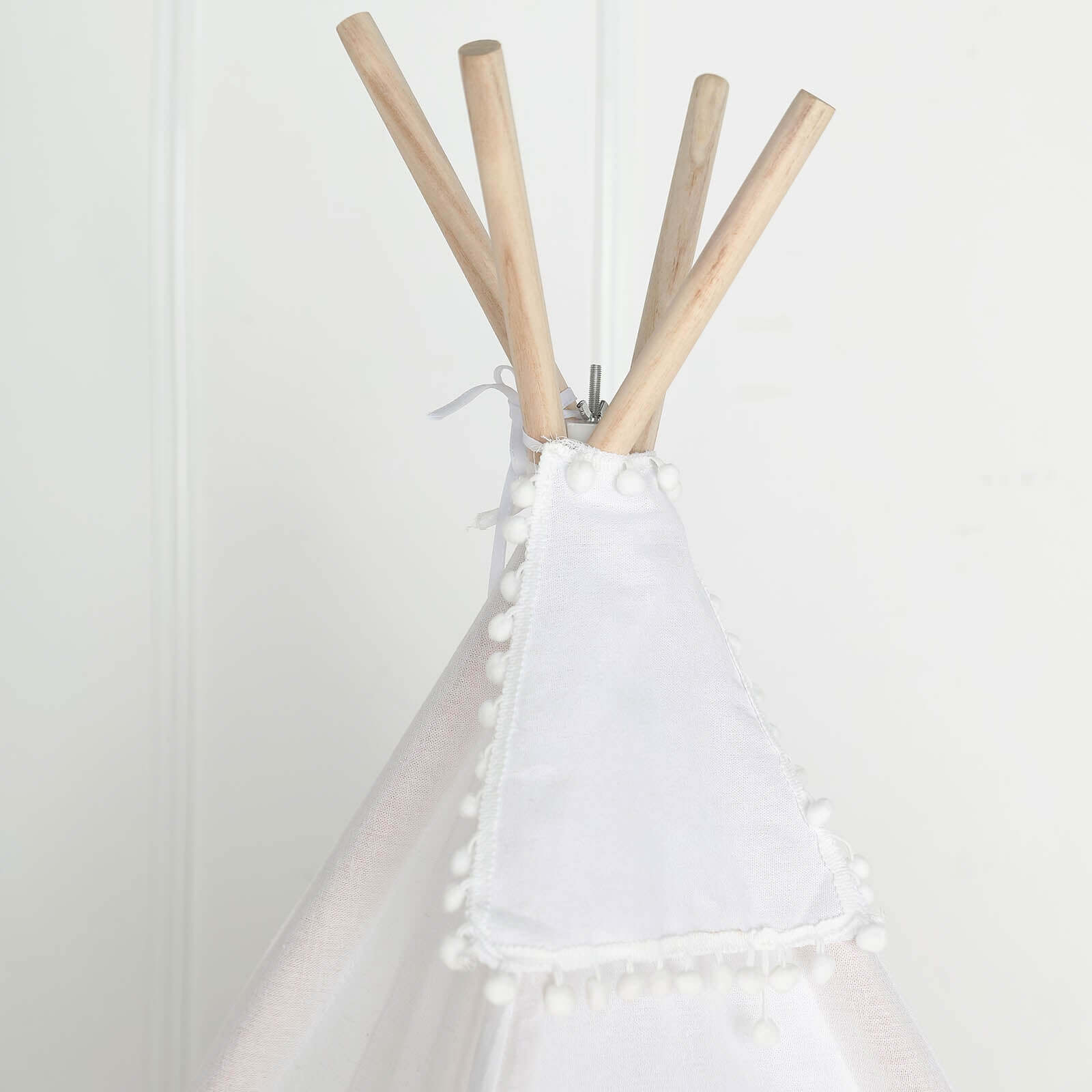 Kids Linen Teepee Play Tent, Toddler Indoor/Outdoor Playhouse With Window 5ft - Image 11