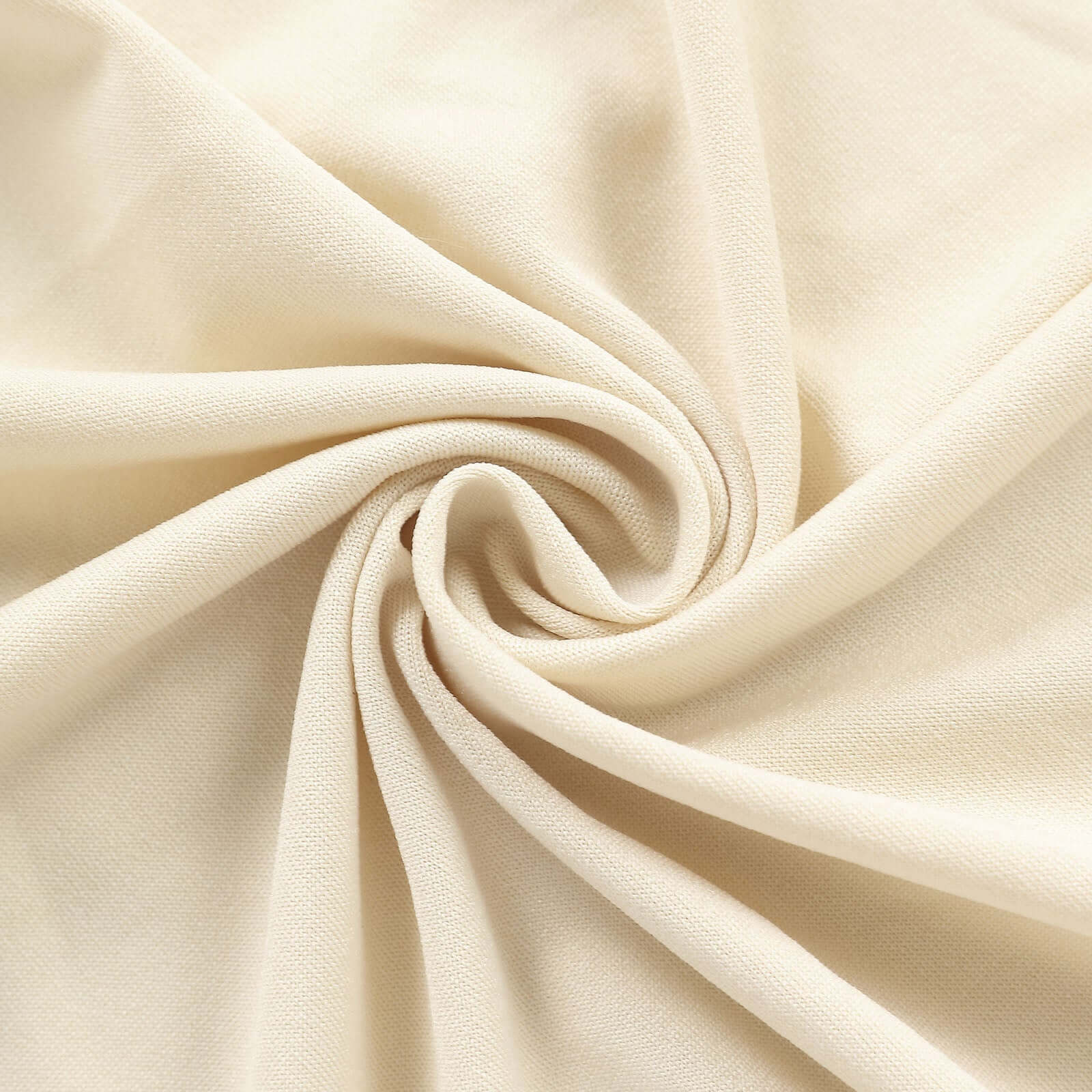 Matte Beige Spandex Fitted Wedding Arch Cover For Round Top Chiara Backdrop Stand 5ft - Image 8