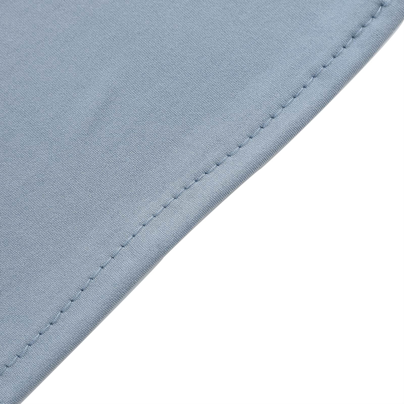 Matte Dusty Blue Spandex Fitted Wedding Arch Cover For Round Top Chiara Backdrop Stand 5ft - Image 14