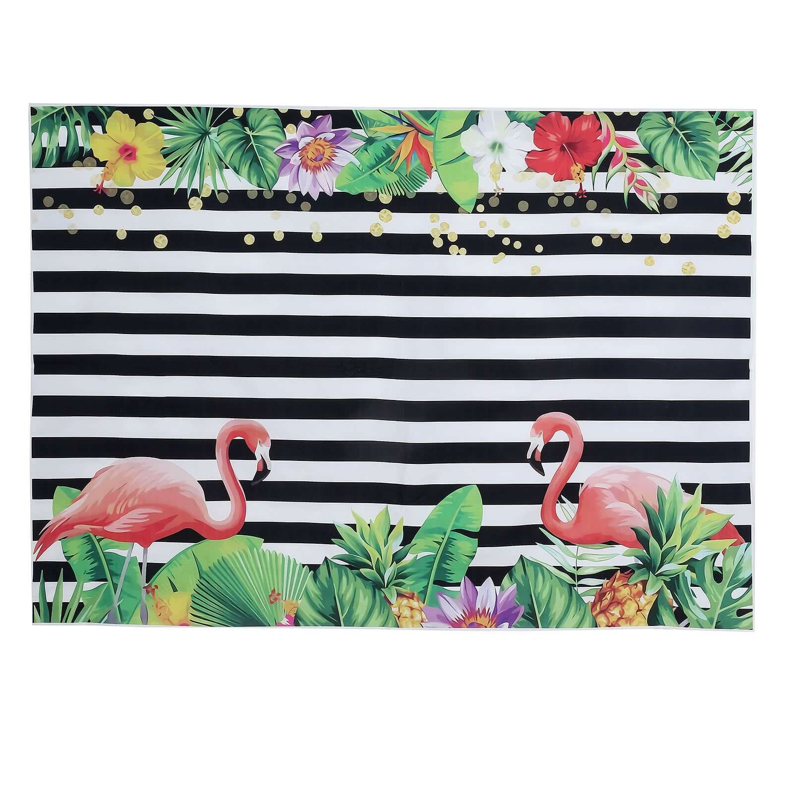 Pink Flamingo/Stripe Vinyl Photo Shoot Backdrop Banner 5ftx7ft - Image 7