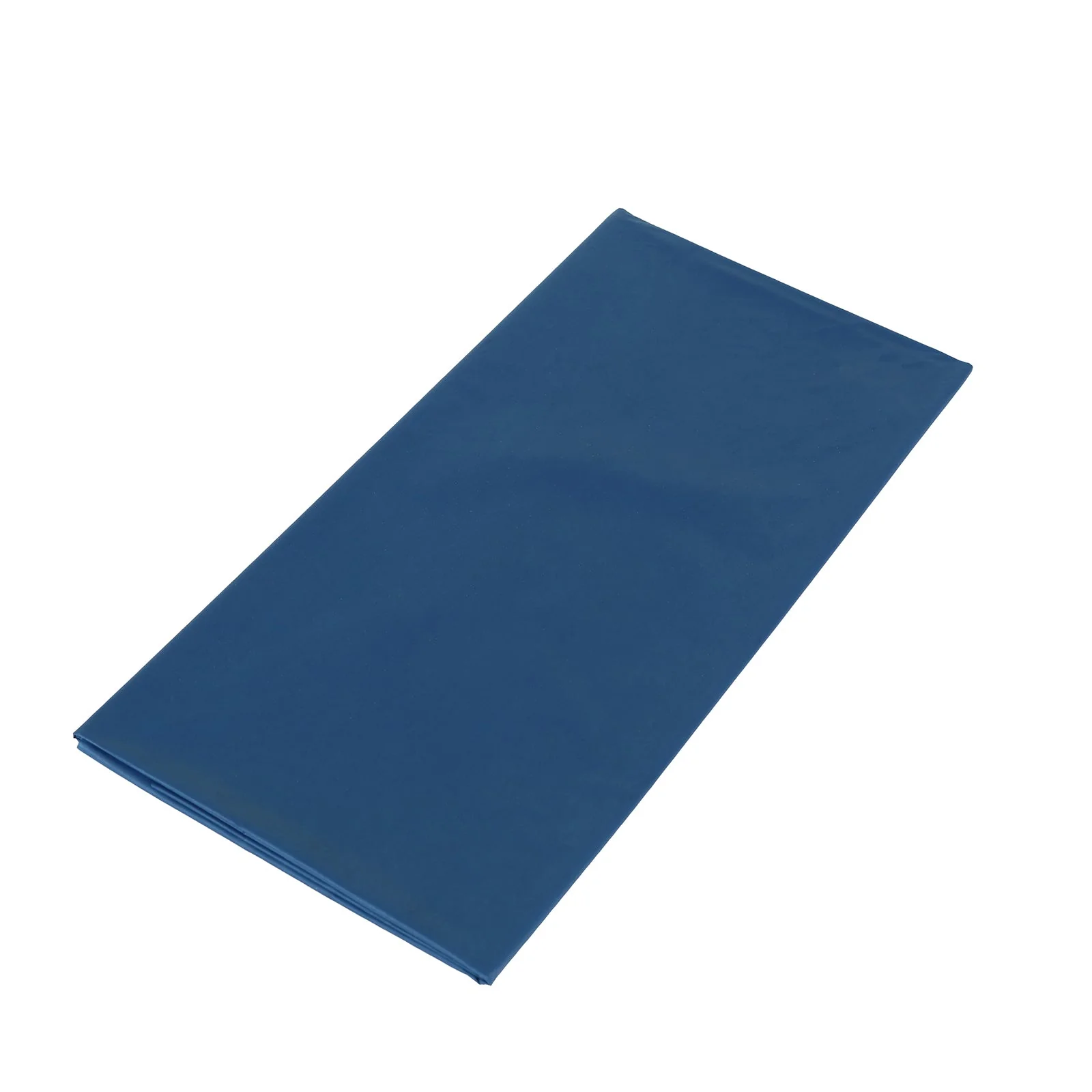 5-Pack Plastic Table Covers 84" Navy Blue Round - PVC Waterproof Disposable Covers - Image 6