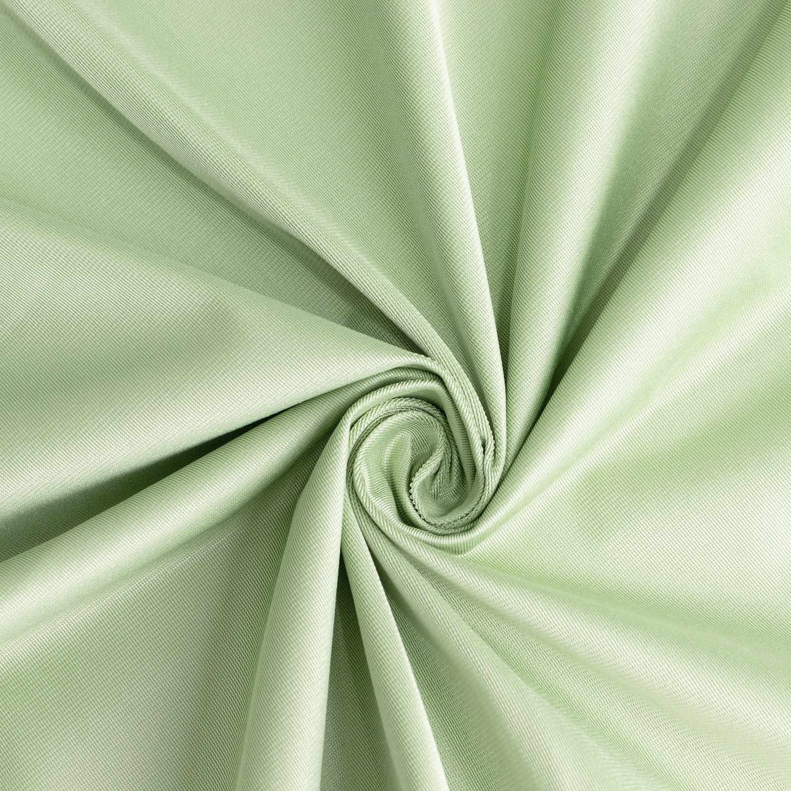 5 Pack Scuba Cloth Napkins – 17"x17" Sage Green, Wrinkle-Free & Reusable Table Napkins - Image 8