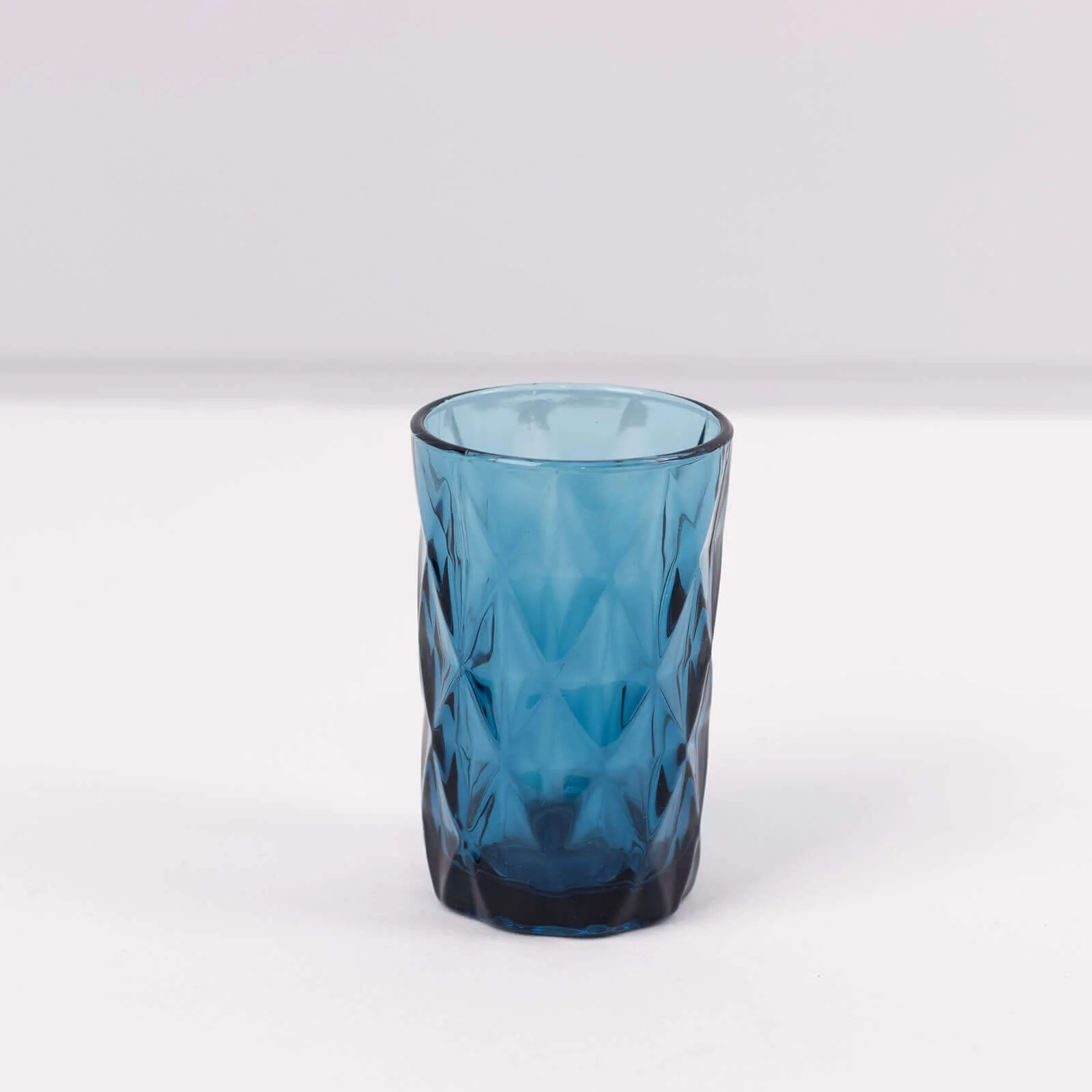 6-Pack Crystal Cut Whiskey Glasses 12oz Textured Design with Heavy Base Ocean Blue 5" - Highball Tumblers for Cocktails & Drinks - Image 8