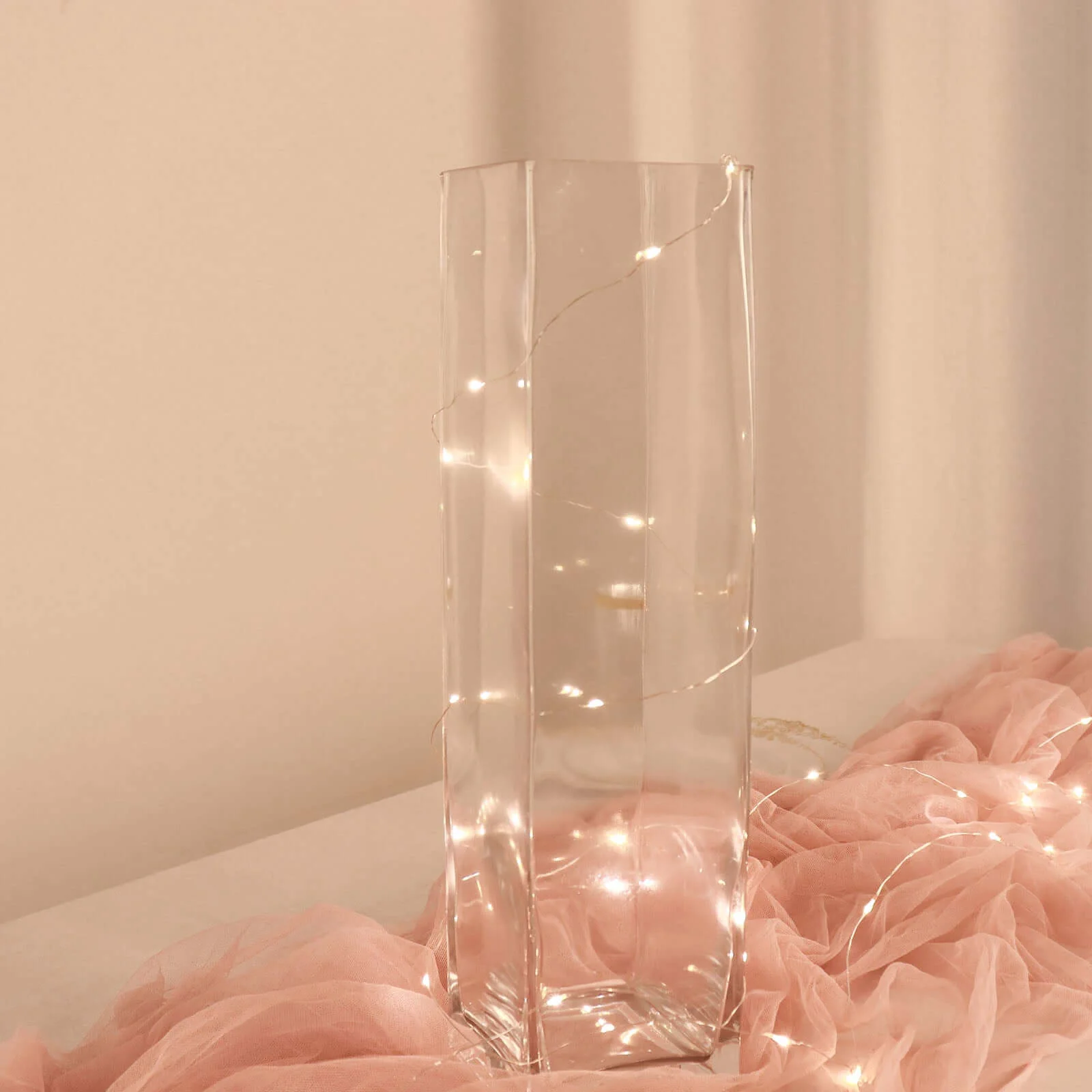 6-Pack Glass Cylinder Vases Square Design 16" Clear - Heavy Duty Flower Centerpieces for Events - Image 8