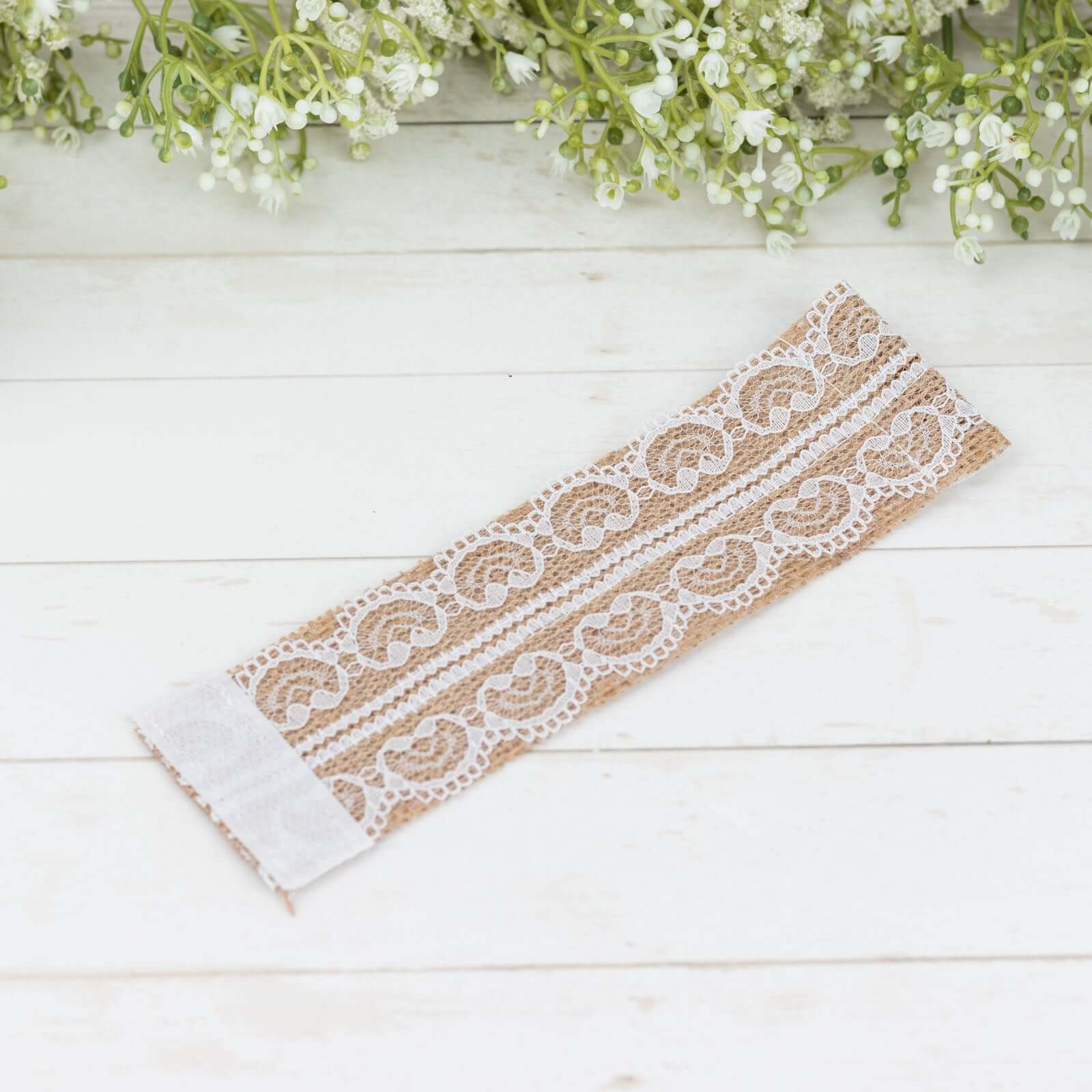6 Pack Rustic Farmhouse Style Jute and Lace Napkin Rings, Boho Chic Burlap Serviette Buckles Holder - Image 13