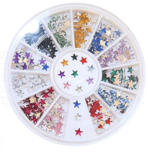 600 Pcs Apple Green Star Shape Stick-On Diamond Rhinestone Stickers, DIY Self Adhesive Craft Gems - Image 8