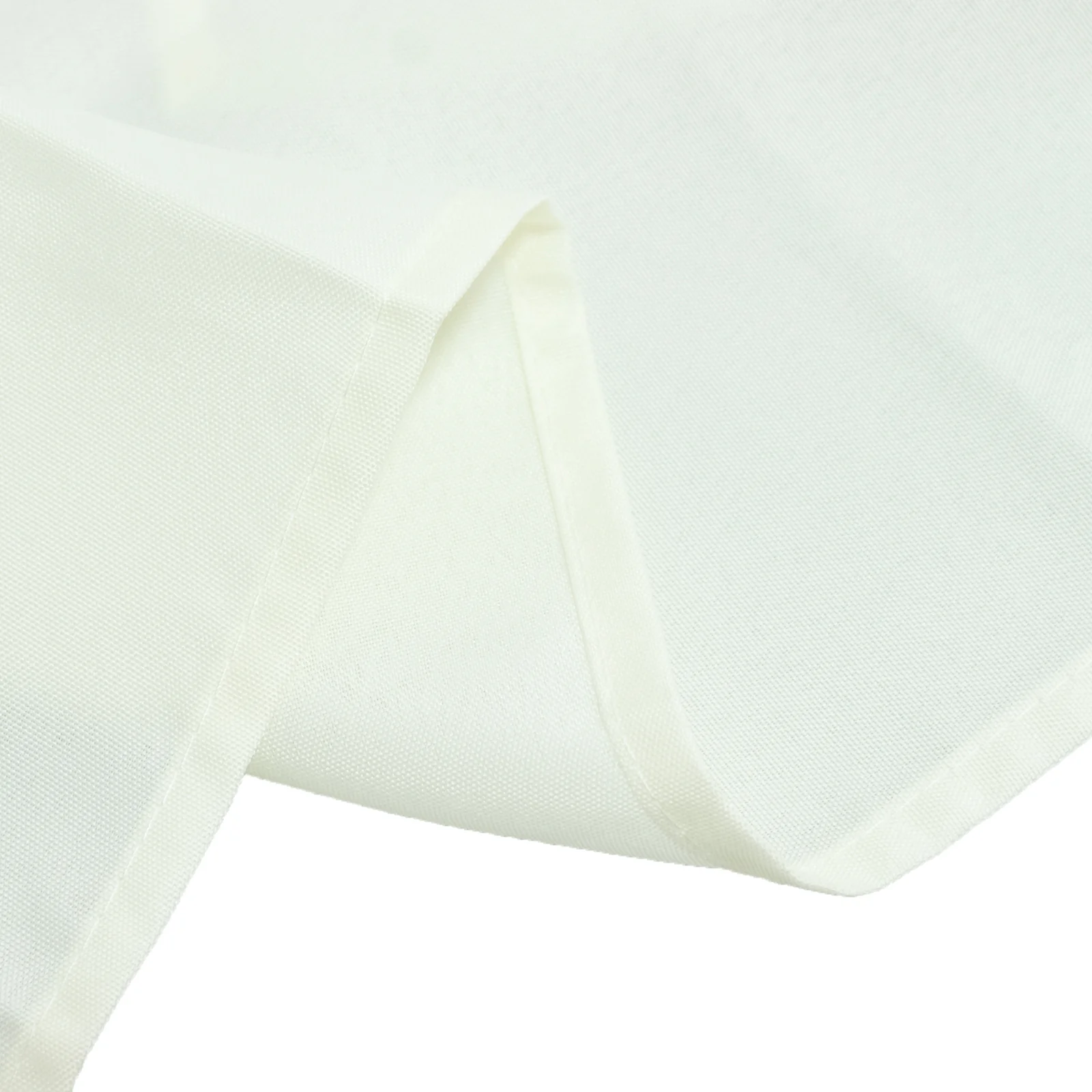 Ivory Polyester Rectangle Tablecloth 60"×84" – Wrinkle-Resistant, Durable Party / Event Table Cover - Image 6