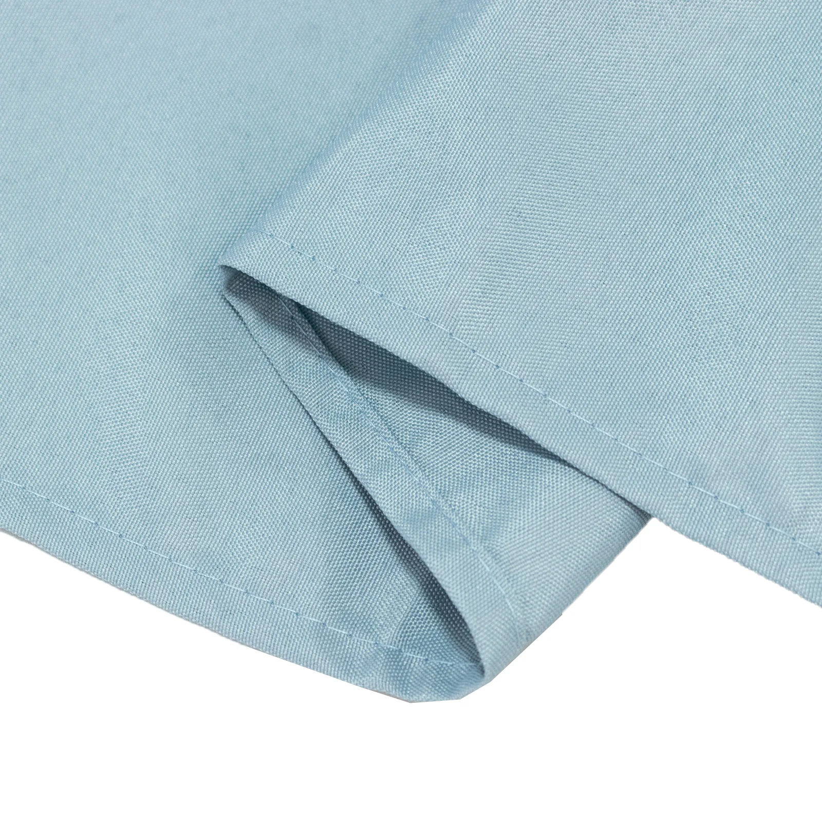 Dusty Blue Polyester Rectangle Tablecloth 60"×84" – Wrinkle-Resistant, Durable Party / Event Table Cover - Image 6