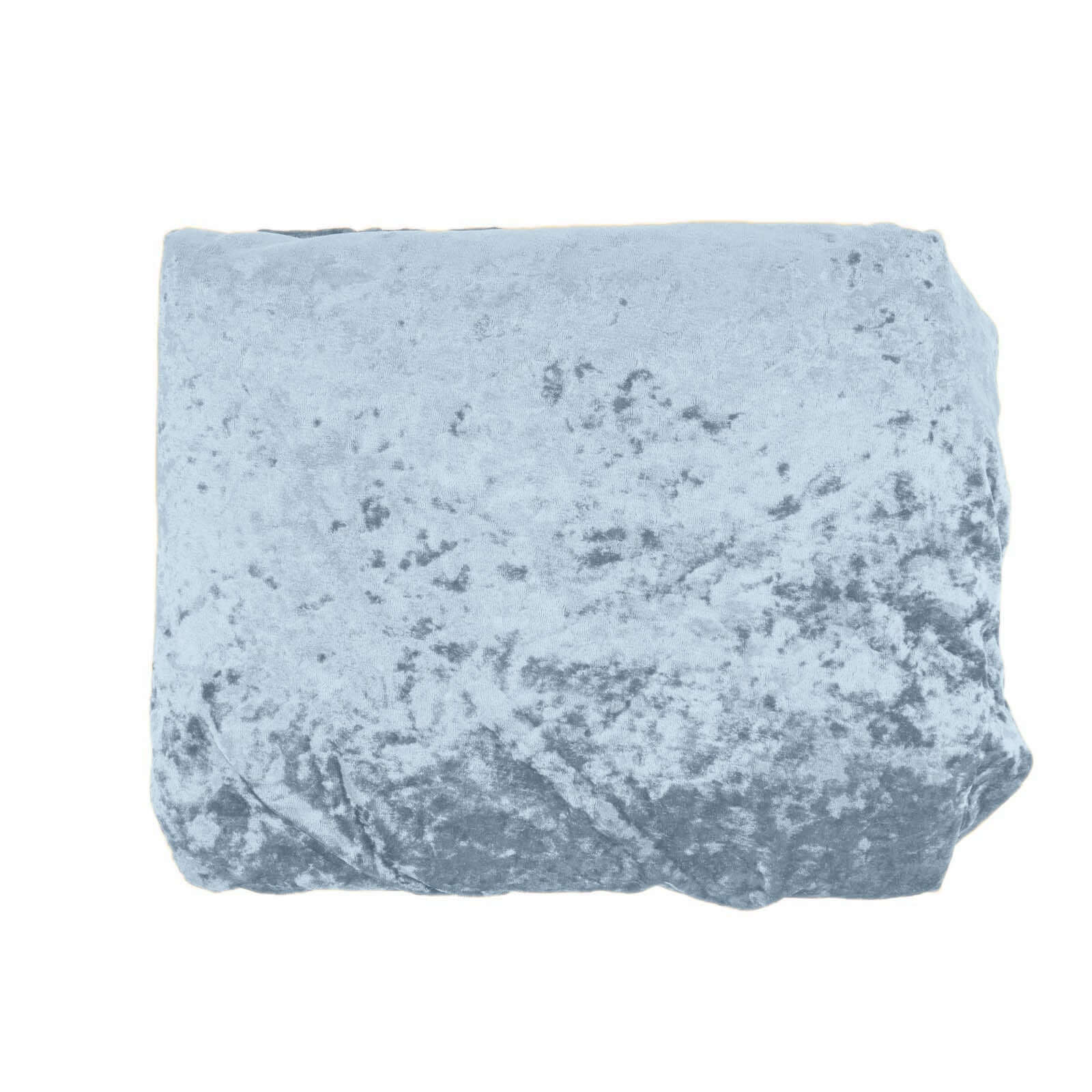 Dusty Blue Crushed Velvet Fabric Bolt, DIY Craft Fabric Roll - 65"x5 Yards - Image 6