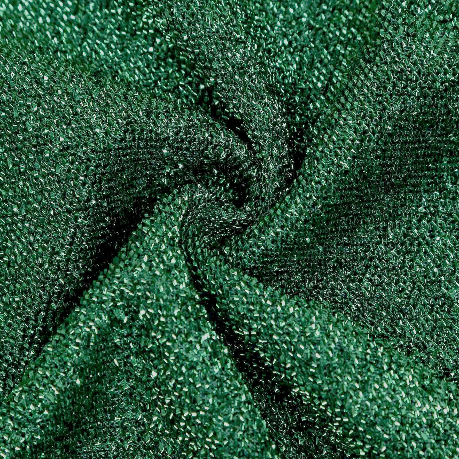 Hunter Emerald Green Shimmer Tinsel Spandex Wedding Arch Cover For Fitted Round Top Chiara Backdrop Stand 6ft - Image 12