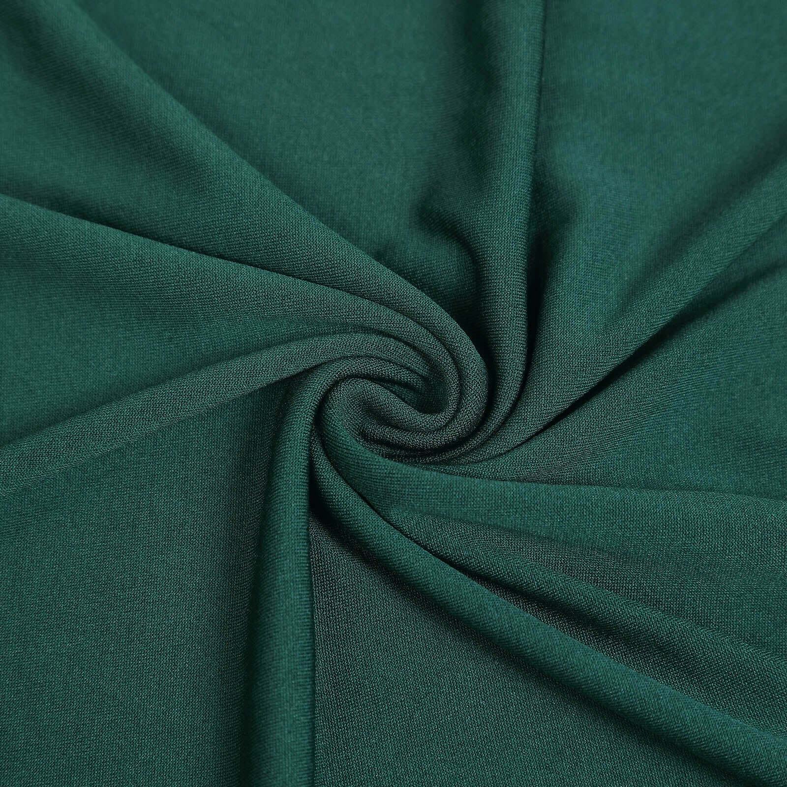 Matte Hunter Emerald Green Spandex Fitted Wedding Arch Cover For Round Top Chiara Backdrop Stand 6ft - Image 8