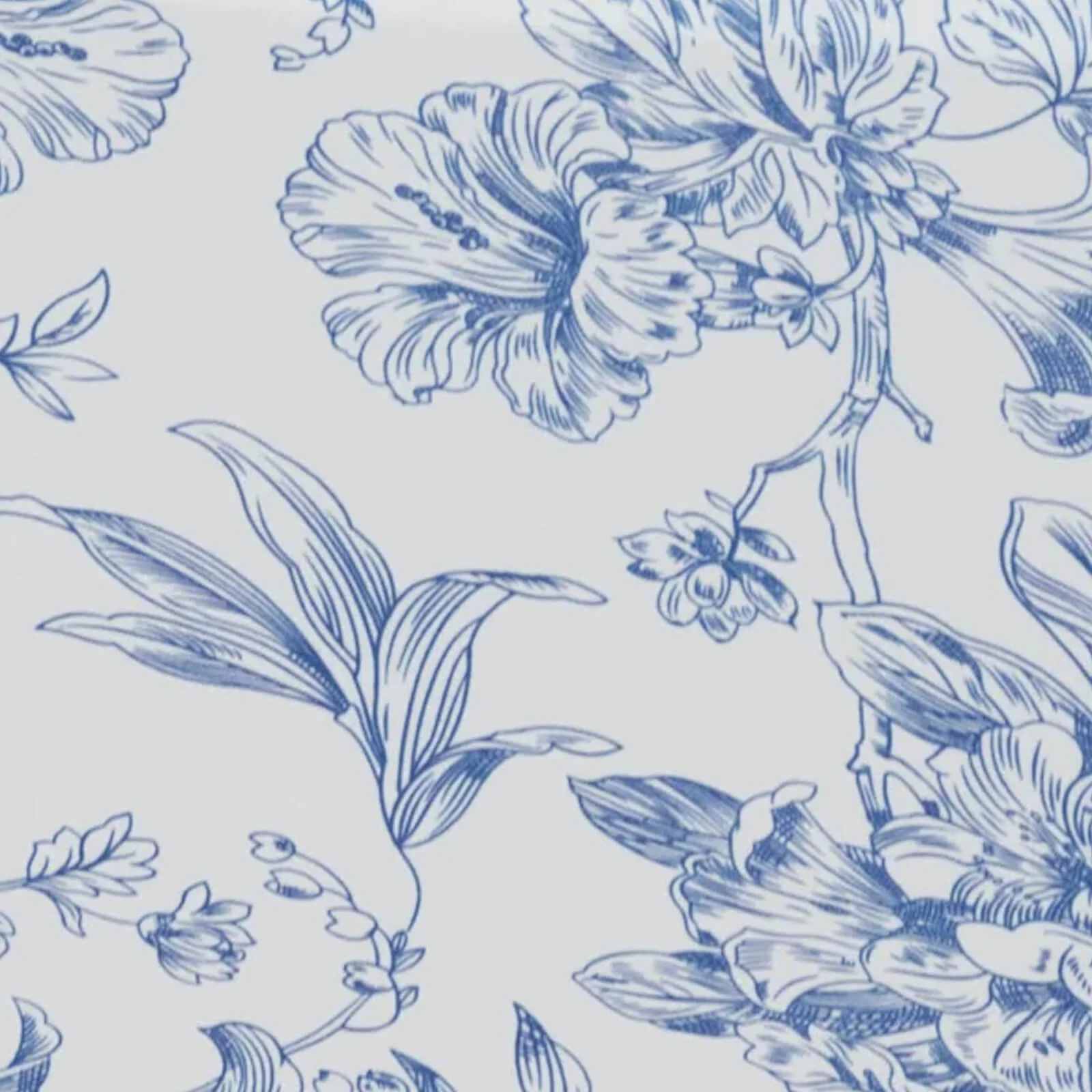 Spandex Fitted Rectangle Tablecloth 6ft – White & Blue French Toile Wrinkle-Free Stretch Table Cover - Image 7