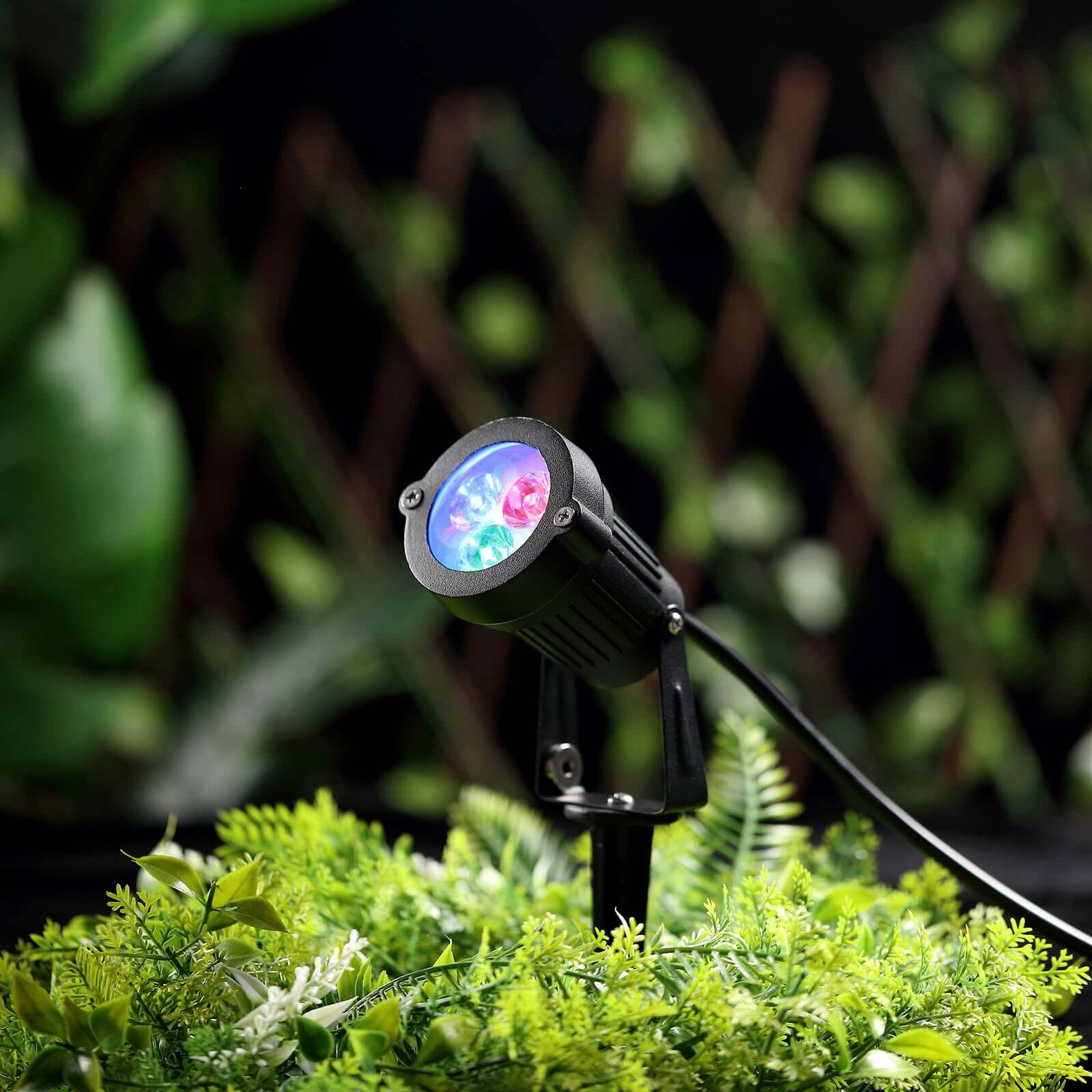 Multicolor RGB LED Backdrop Uplight, Indoor/Outdoor Spotlight With Remote 6W - Image 6