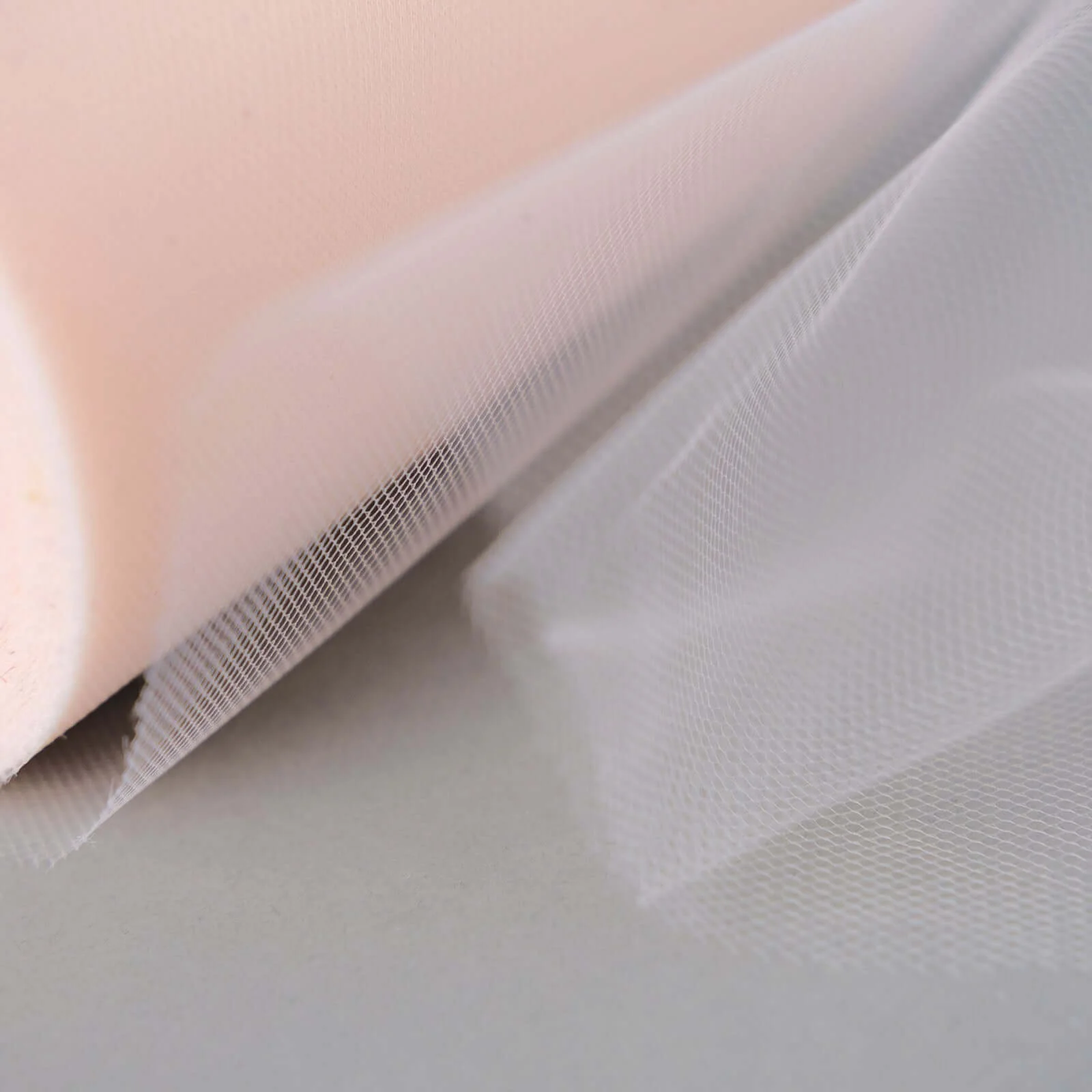 Blush Tulle Fabric Bolt, Sheer Fabric Spool Roll For Crafts 6"x100 Yards - Image 7